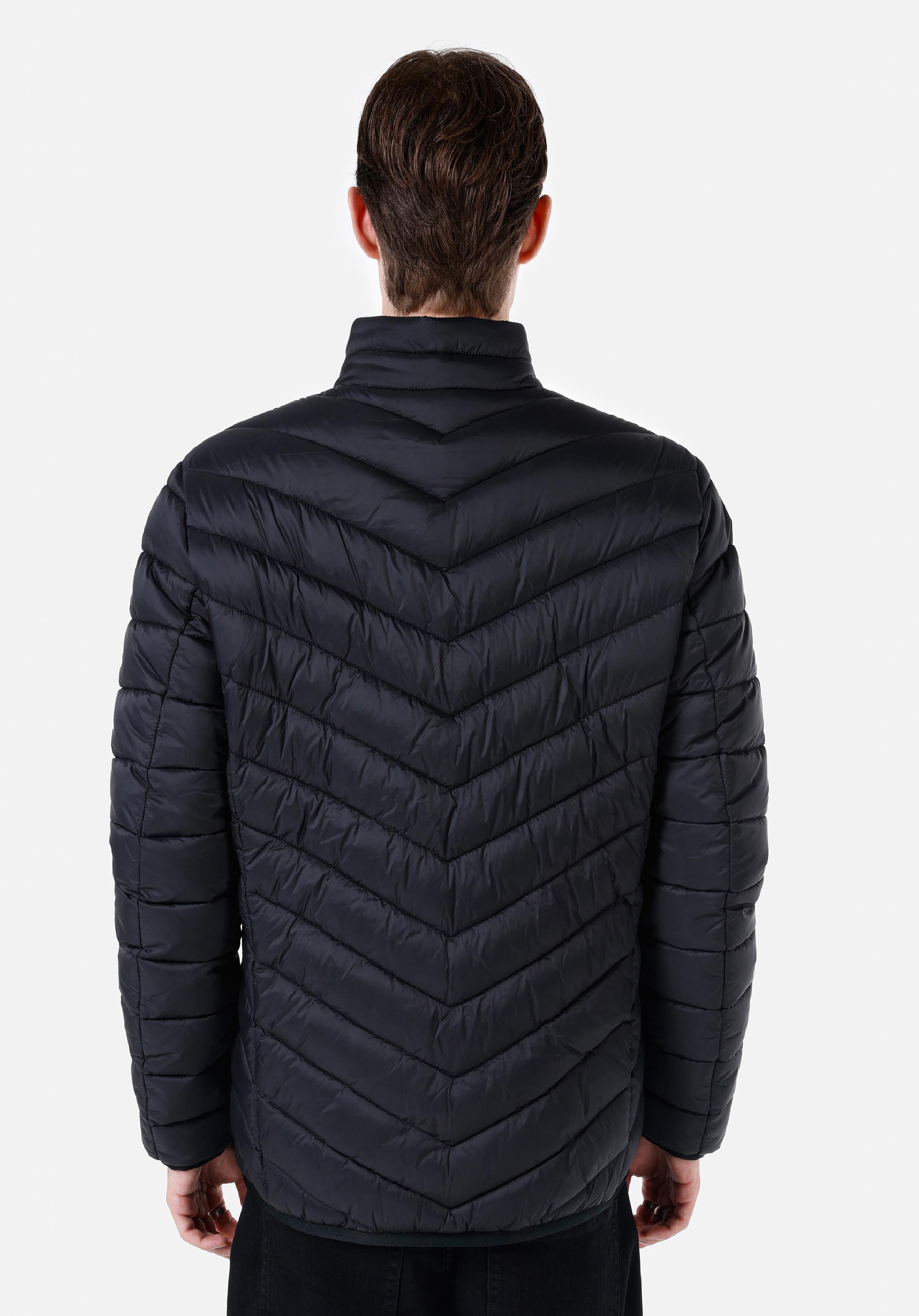 Показати інформацію про Дута Куртка Чоловіча Чорна Приталеного Крою Cl1062510