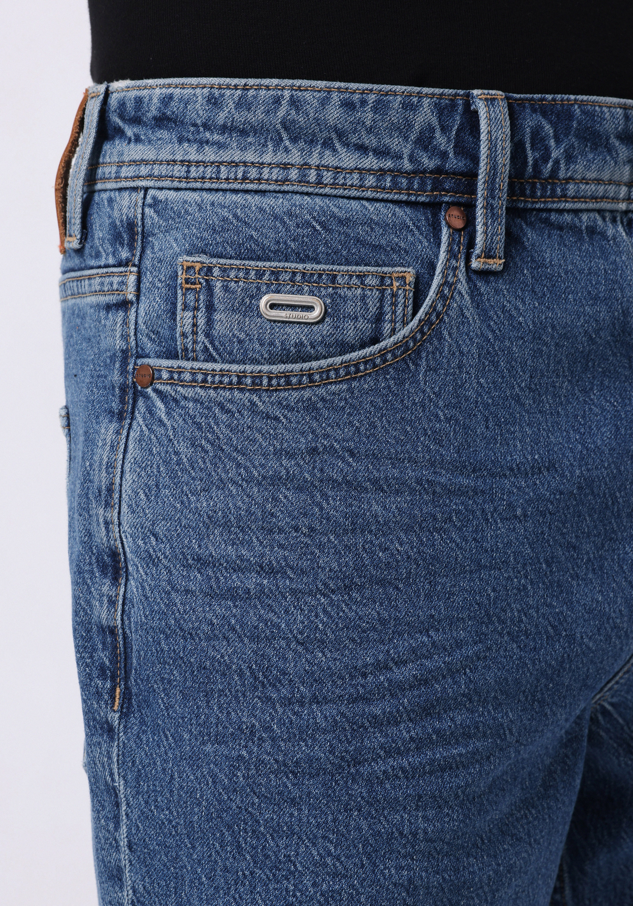 Показати інформацію про 046 Marco Джинси Чоловічі Блакитні  Cl1076006