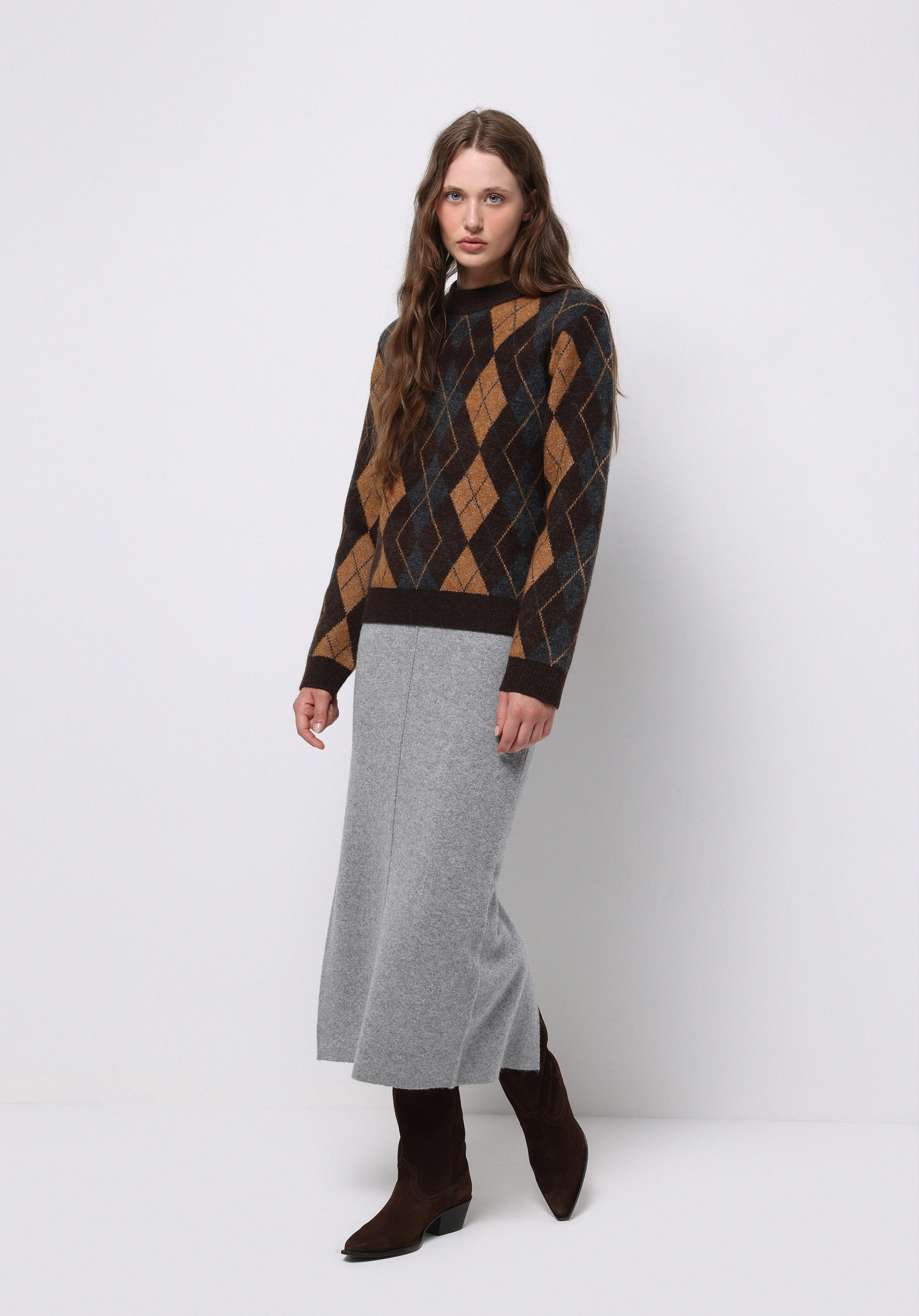 Показати інформацію про Спідниця Жіноча Сіра  Cl1075202