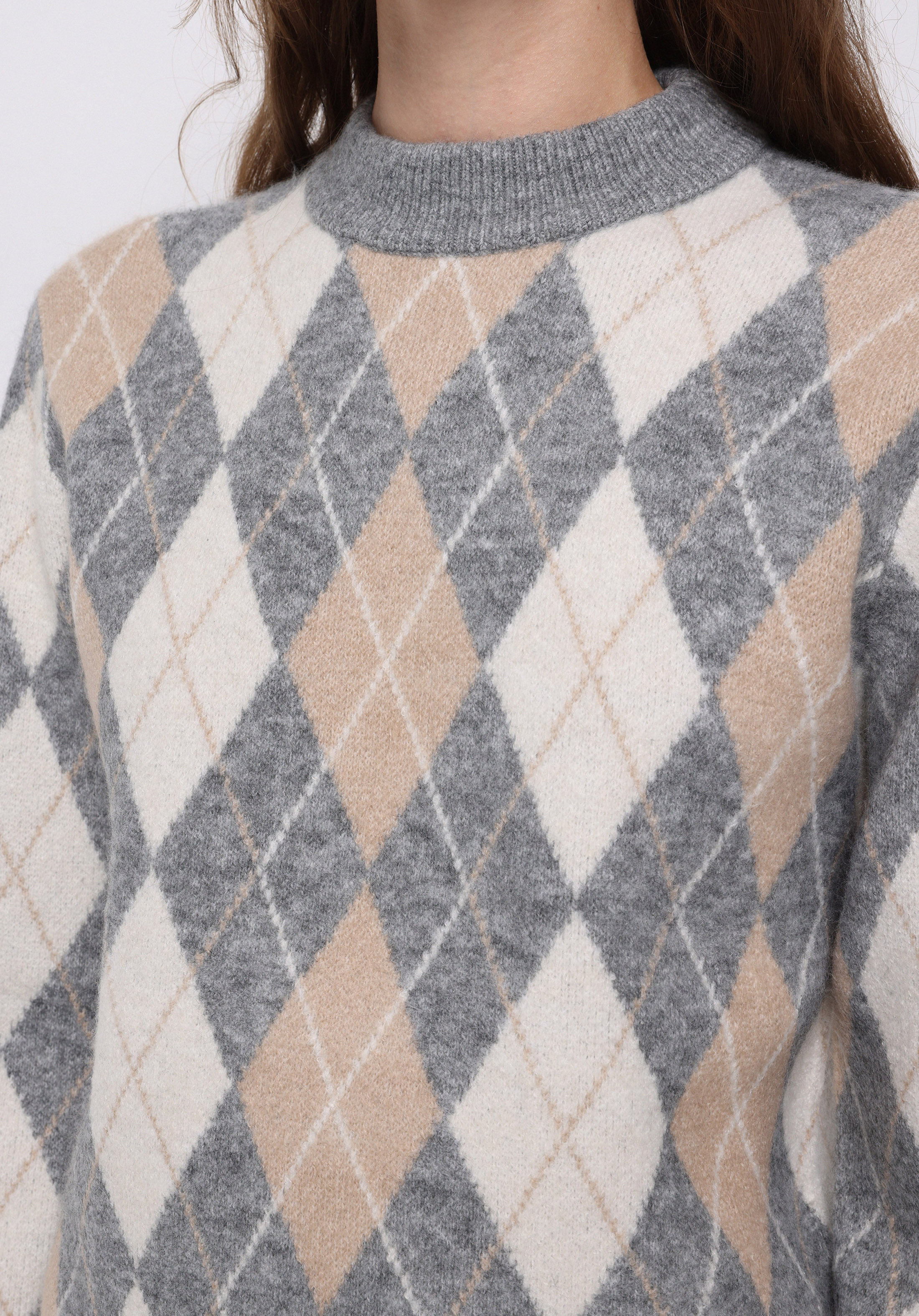 Показати інформацію про Светр Жіночий Сірий  Cl1076873