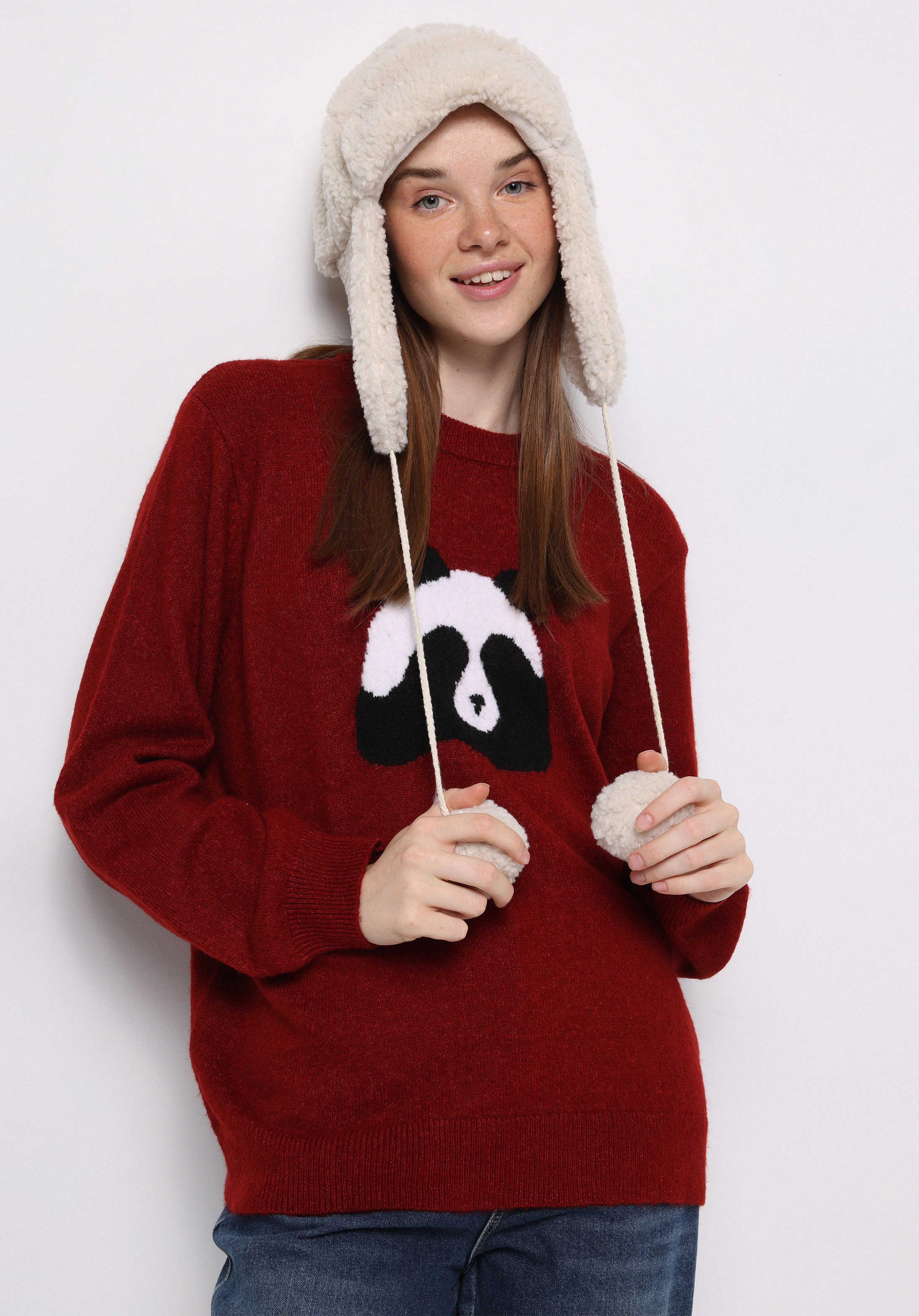 Показати інформацію про Светр Жіночий Червоний  Cl1076629