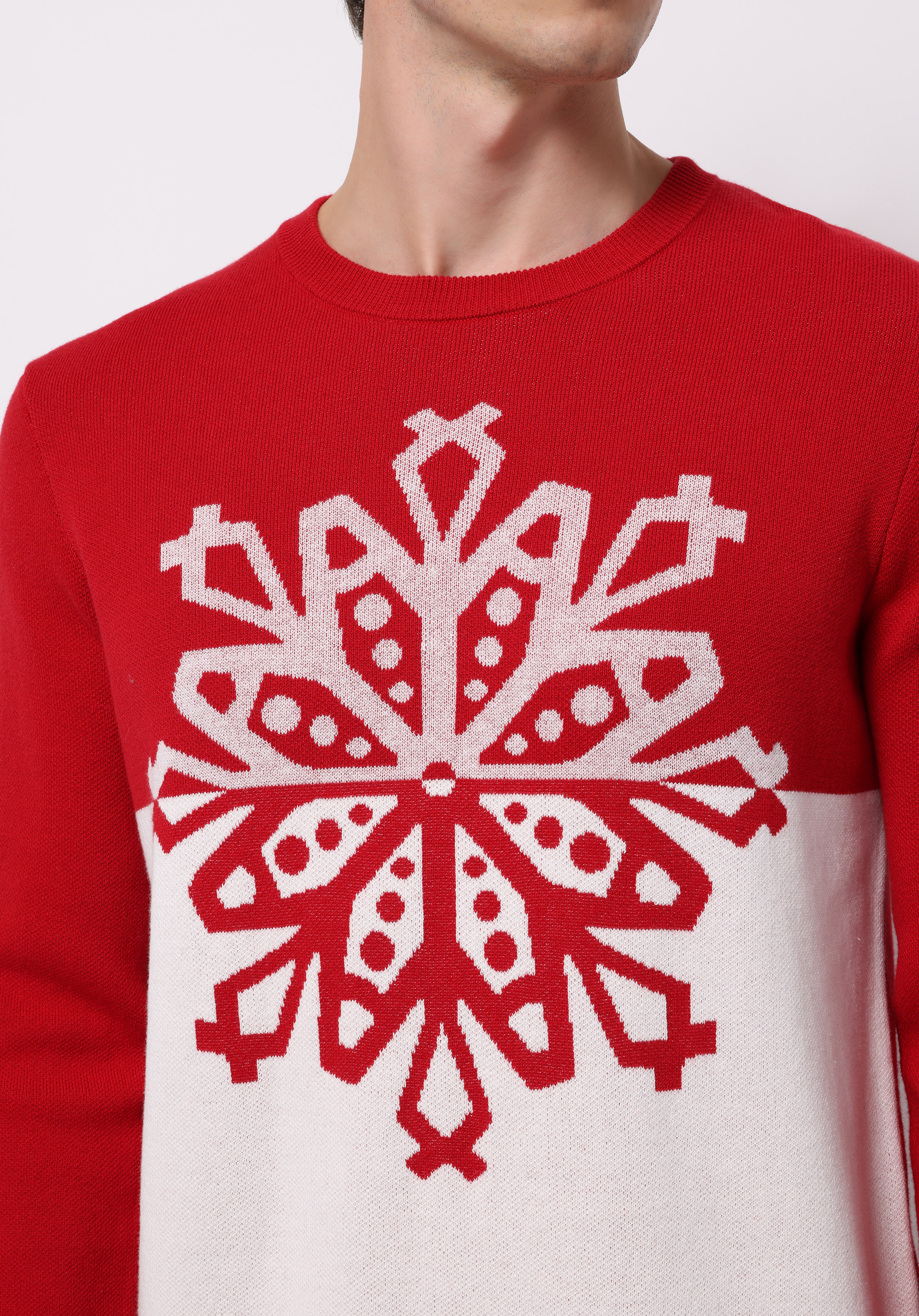 Показати інформацію про Светр Чоловічий Червоний  Cl1077275