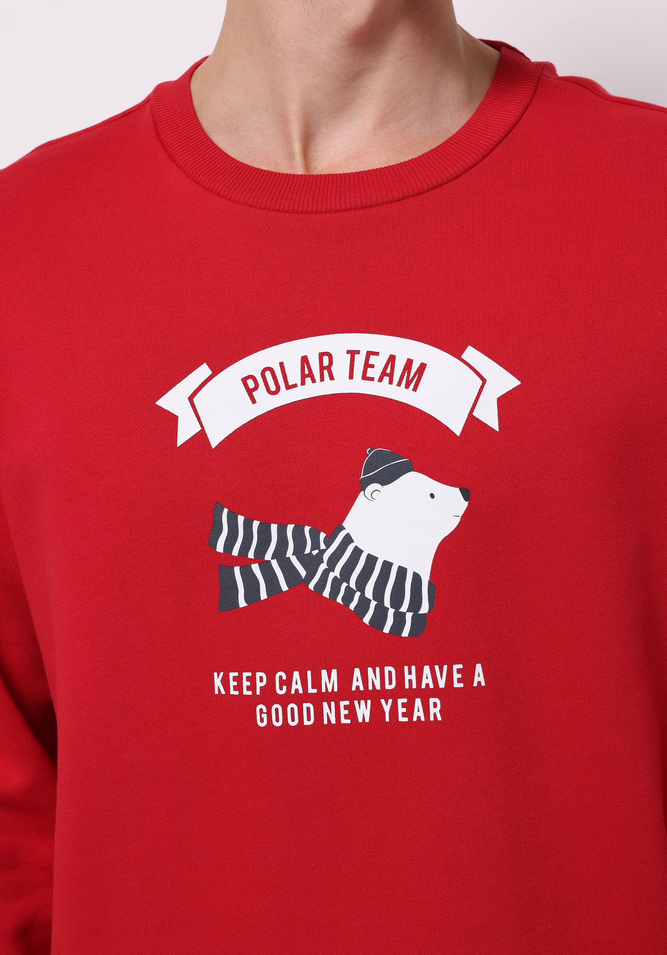 Показати інформацію про Толстовка Чоловіча Червона  Cl1077349