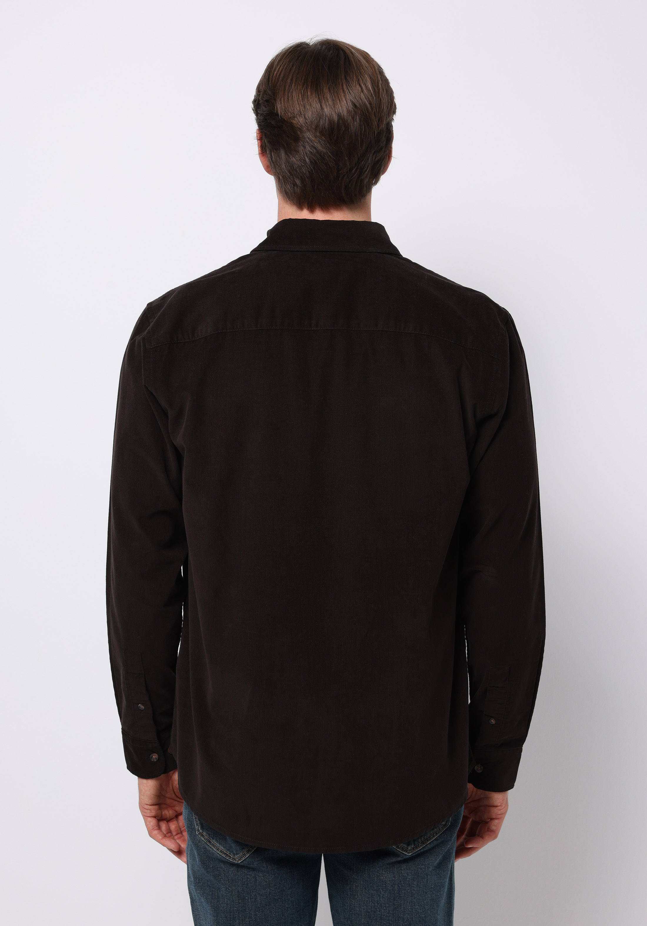 Показати інформацію про Сорочка З Довгим Рукавом Чоловіча Коричнева  Cl1077641