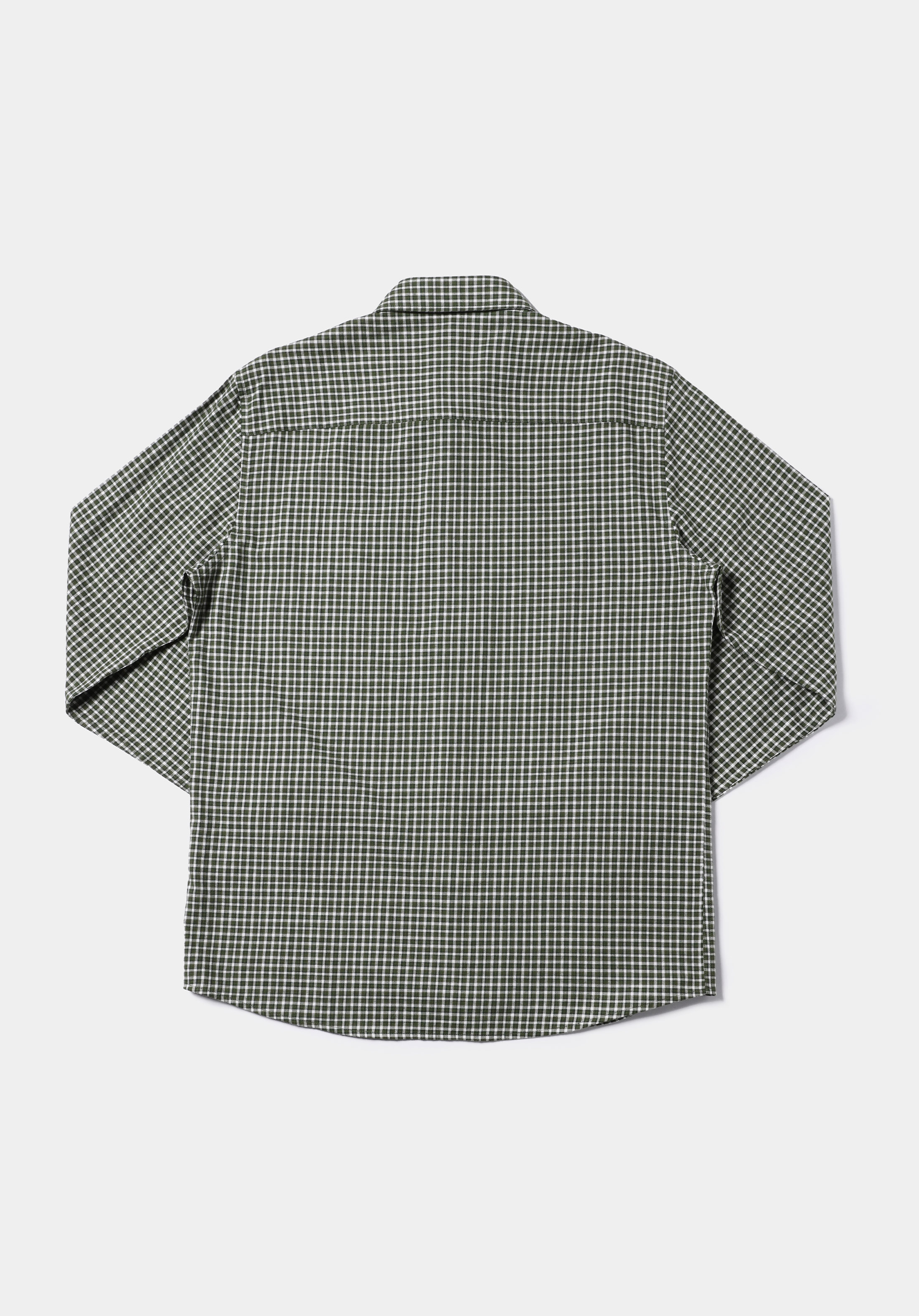 Показати інформацію про Сорочка З Довгим Рукавом Чоловіча Зелена  Cl1065591