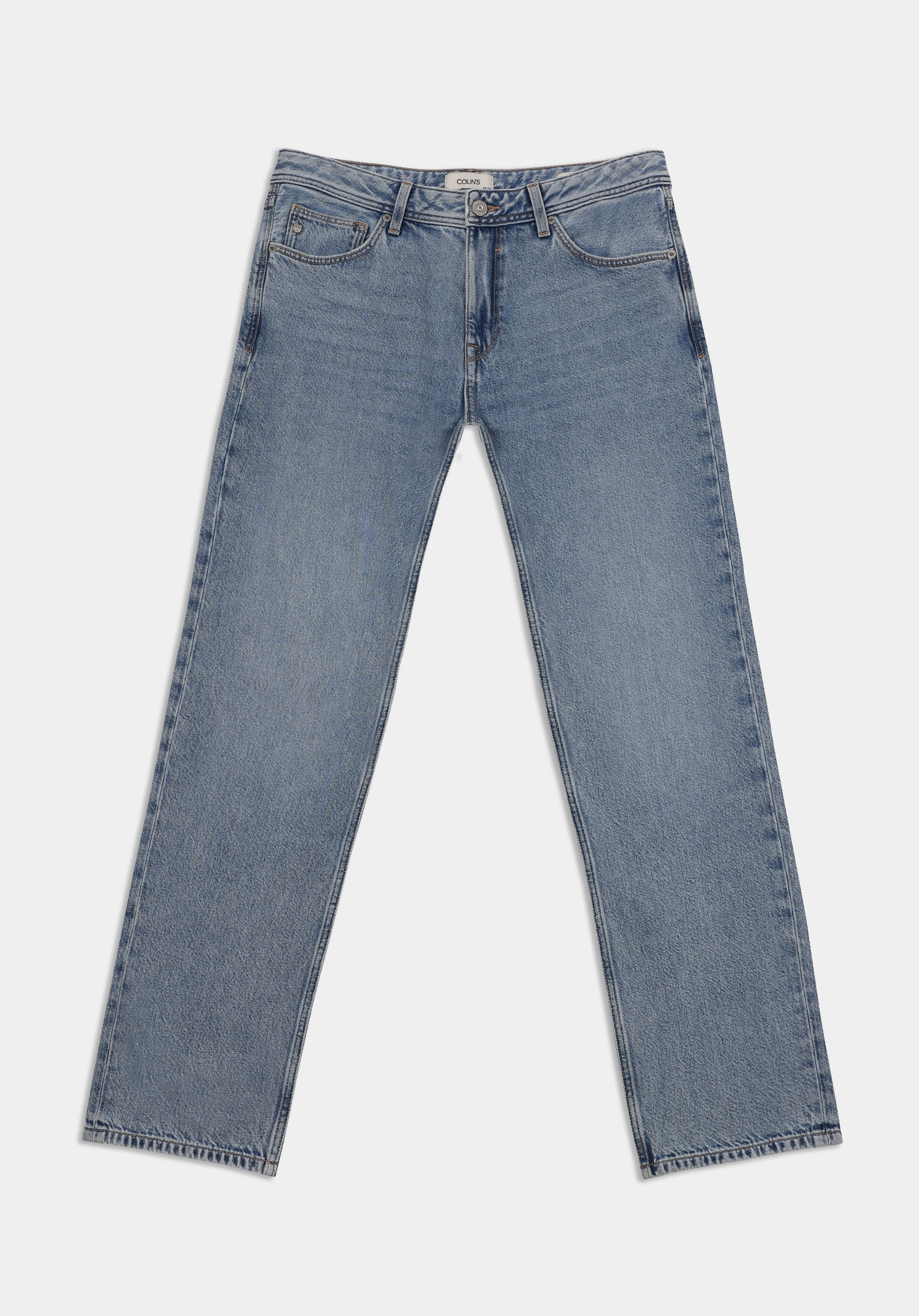 Показати інформацію про 045 David Джинси Чоловічі Блакитні Класичного Крою Cl1076870