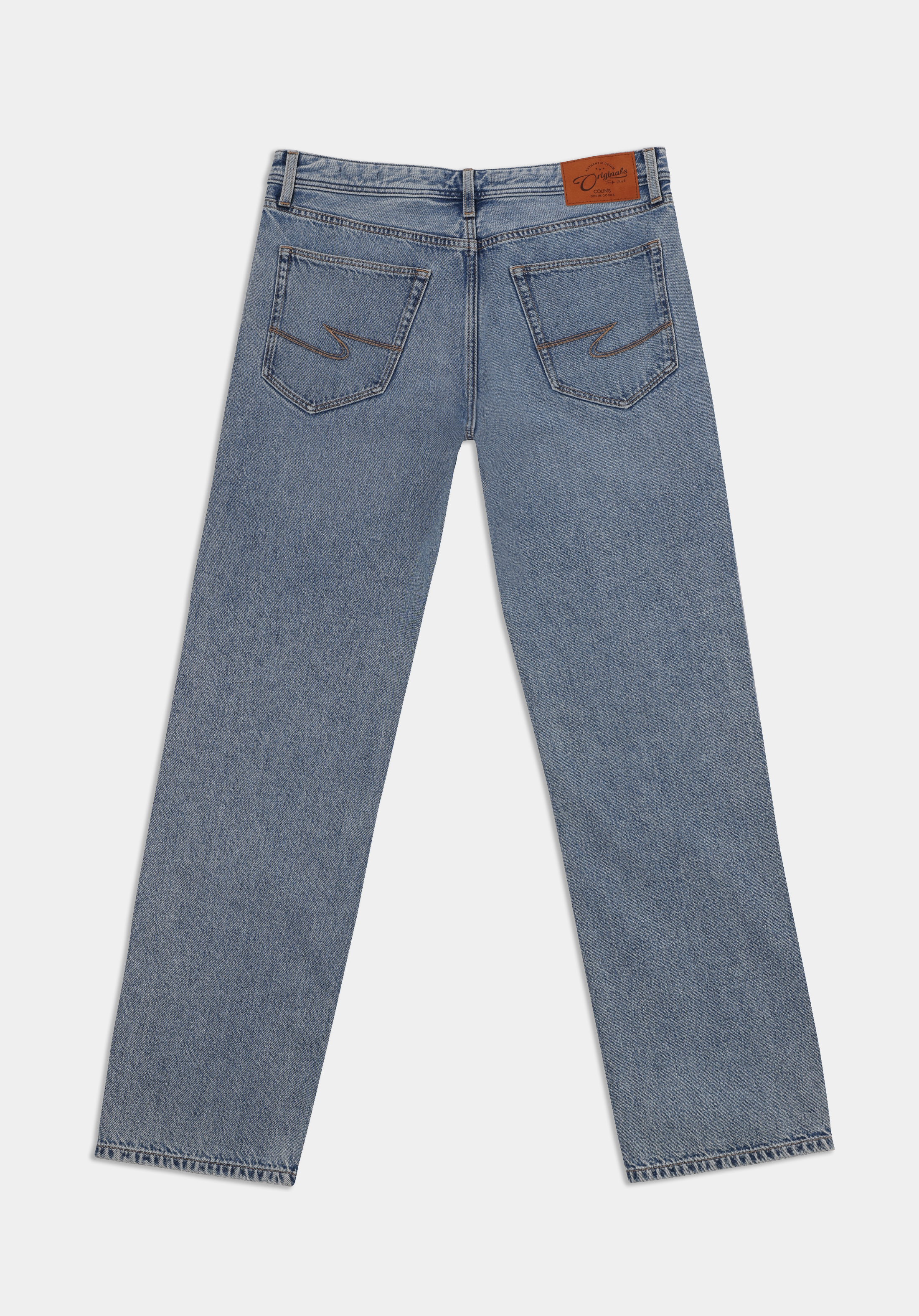 Показати інформацію про 045 David Джинси Чоловічі Блакитні Класичного Крою Cl1076870