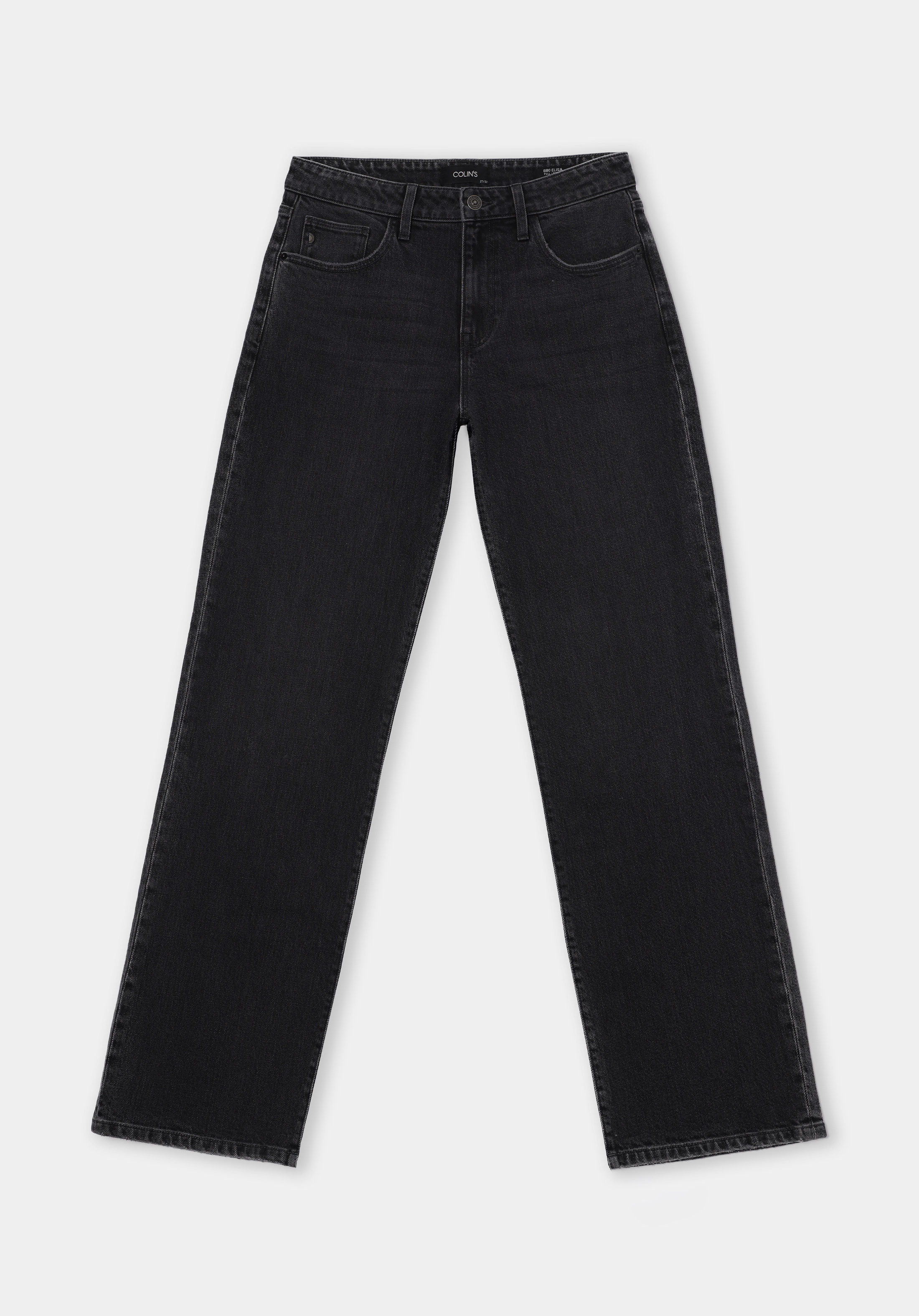 Показати інформацію про Джинси Жіночі Чорні Прямого Крою Cl1076566