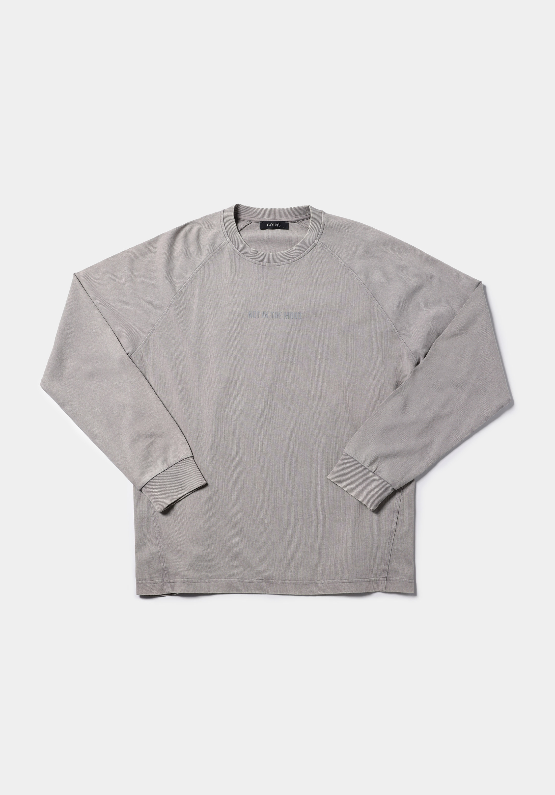 Показати інформацію про Футболка З Довгим Рукавом Чоловіча Сіра  Cl1076339