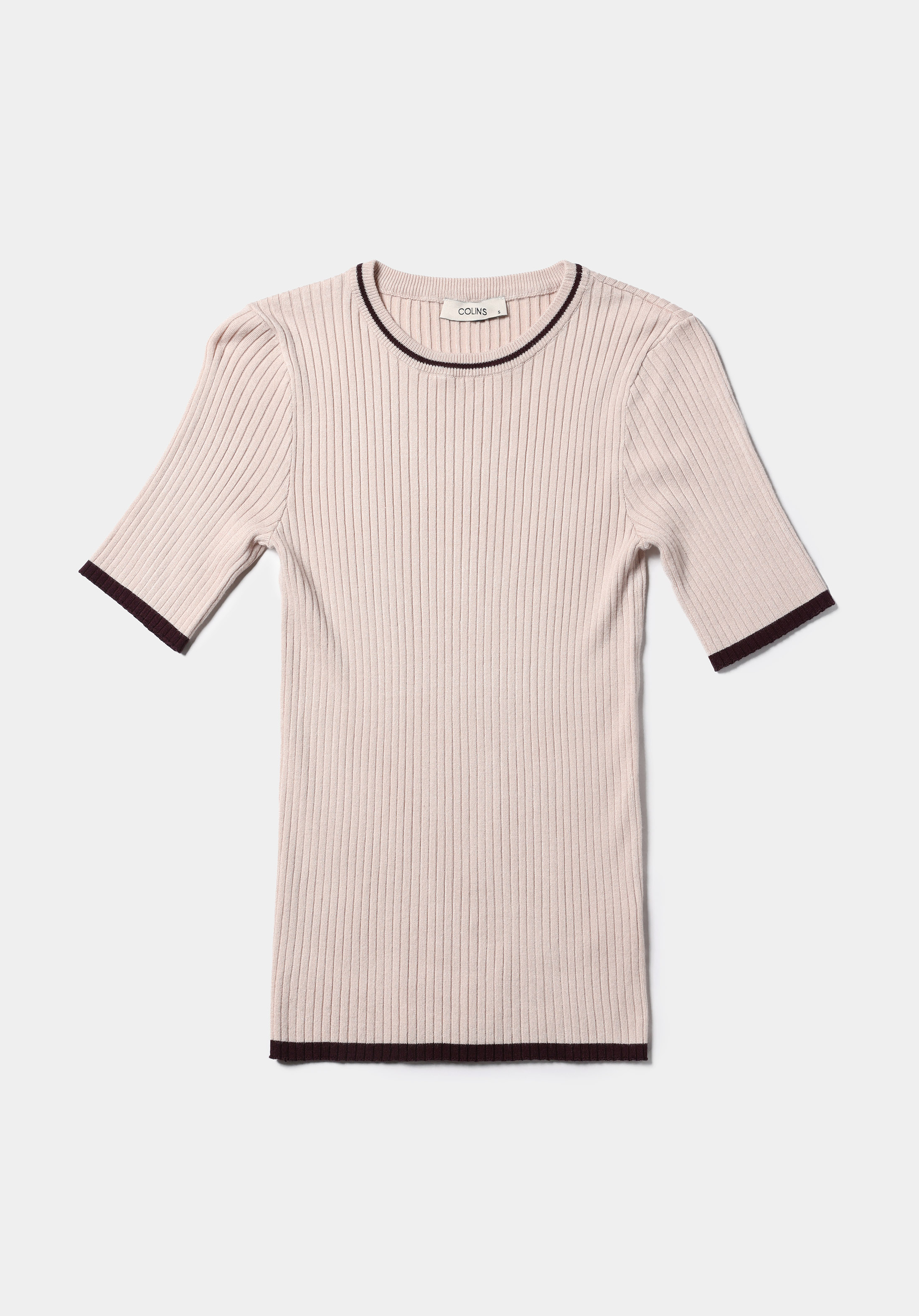 Показати інформацію про Светр Із Коротким Рукавом Жіночий Бежевий  Cl1075528