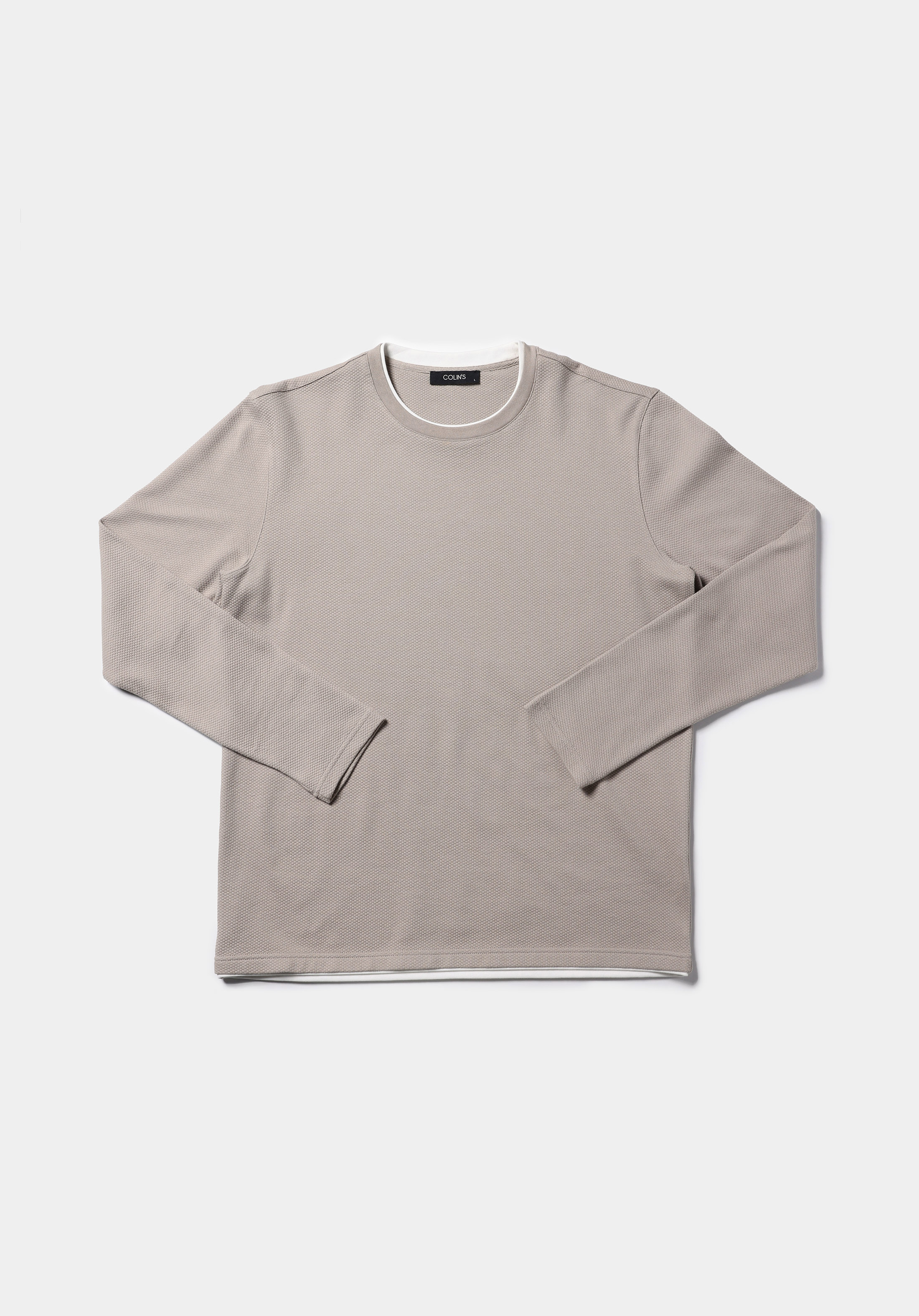 Показати інформацію про Футболка З Довгим Рукавом Чоловіча Коричнева  Cl1076433