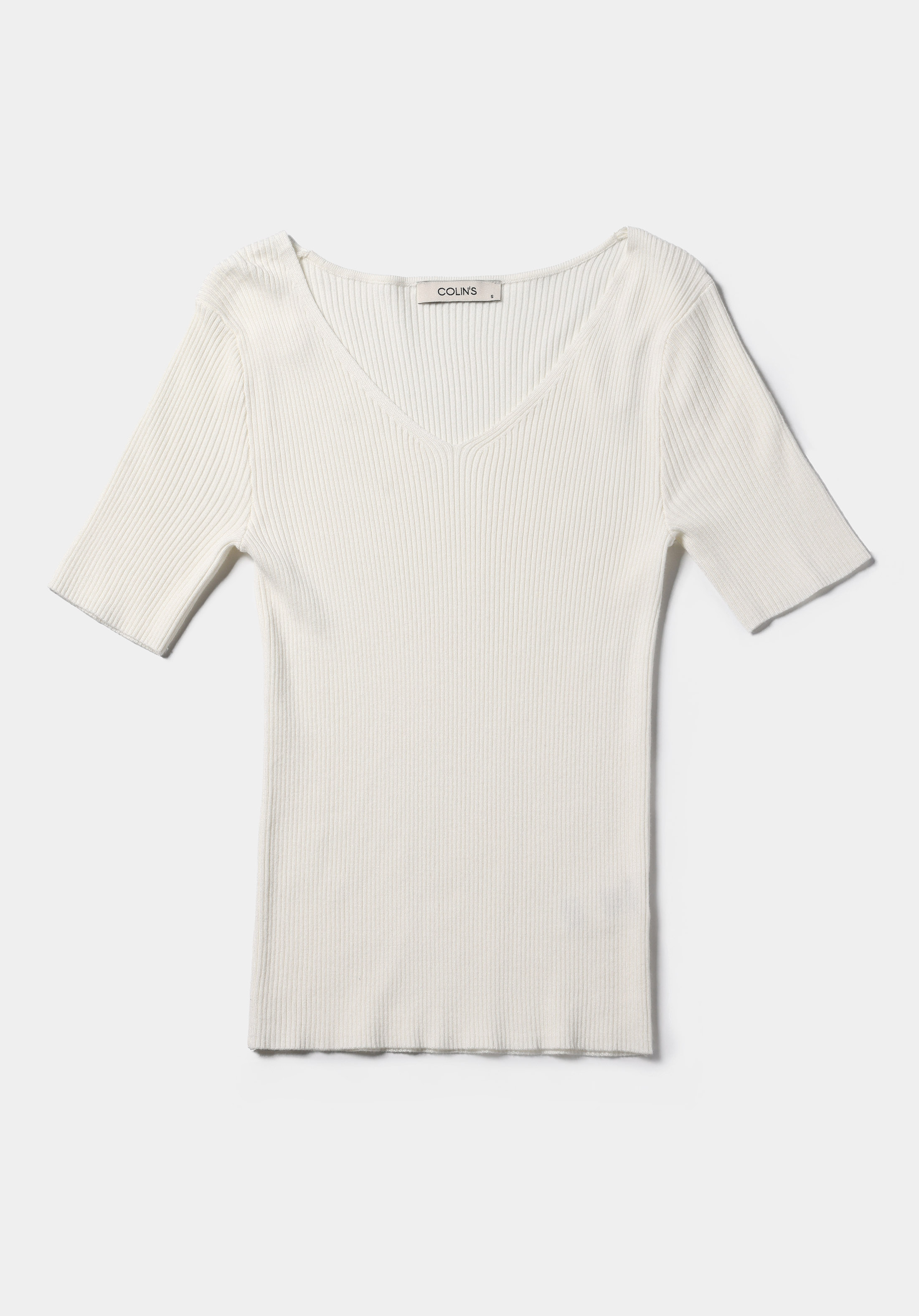 Показати інформацію про Светр Із Коротким Рукавом Жіночий Білий  Cl1075688