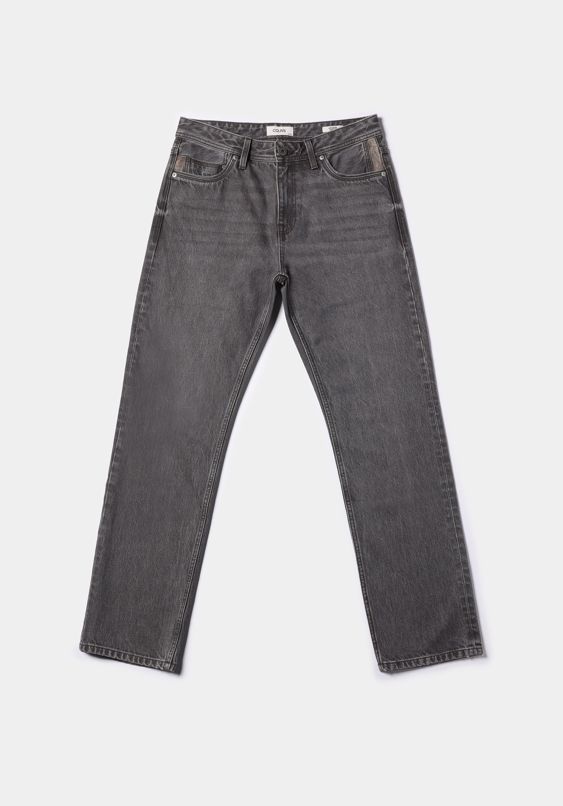 Показати інформацію про 045 David Джинси Чоловічі Чорні Класичного Крою Cl1076981