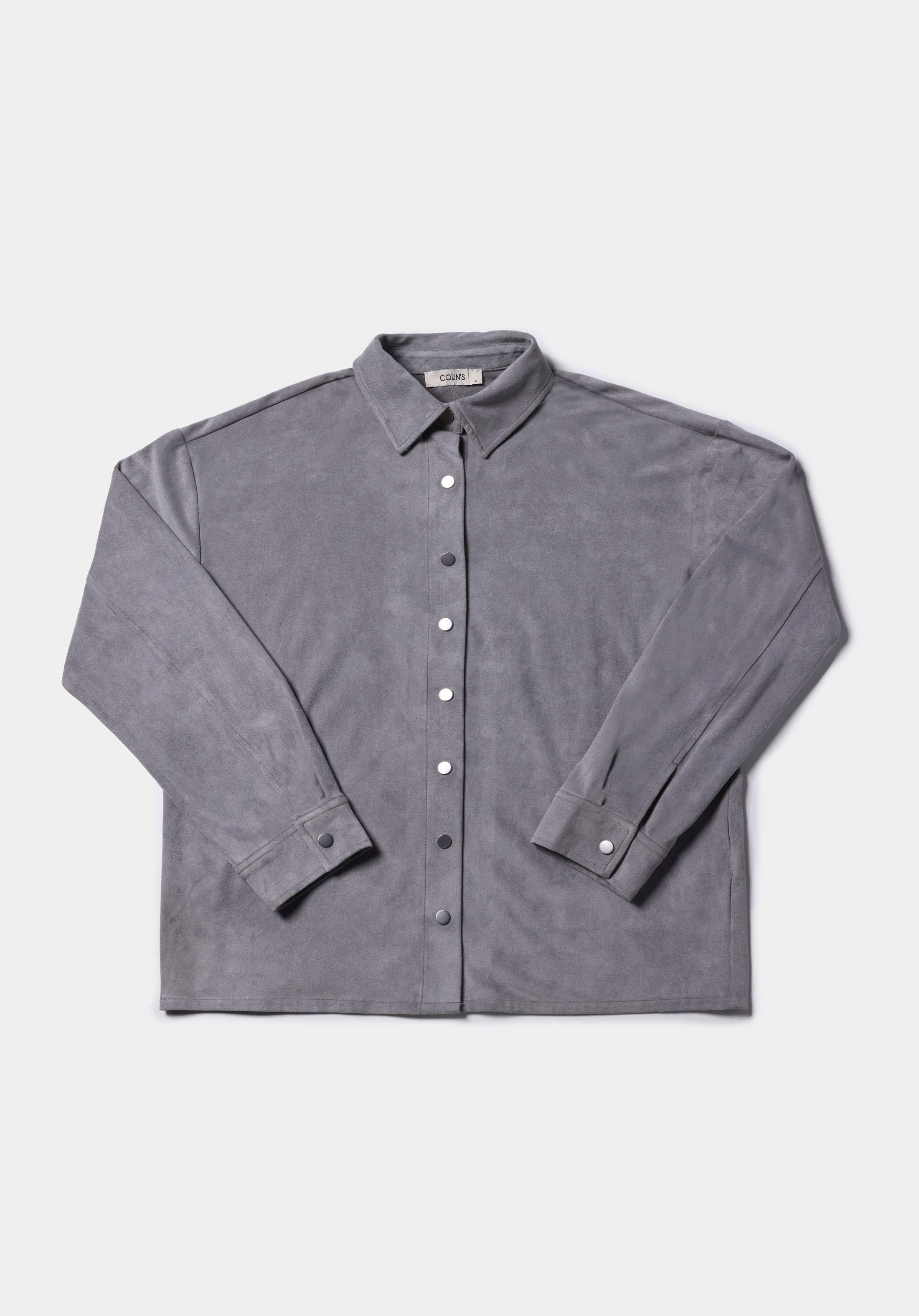 Показати інформацію про Сорочки З Довгим Рукавом Жіноча Сіра  Cl1075720