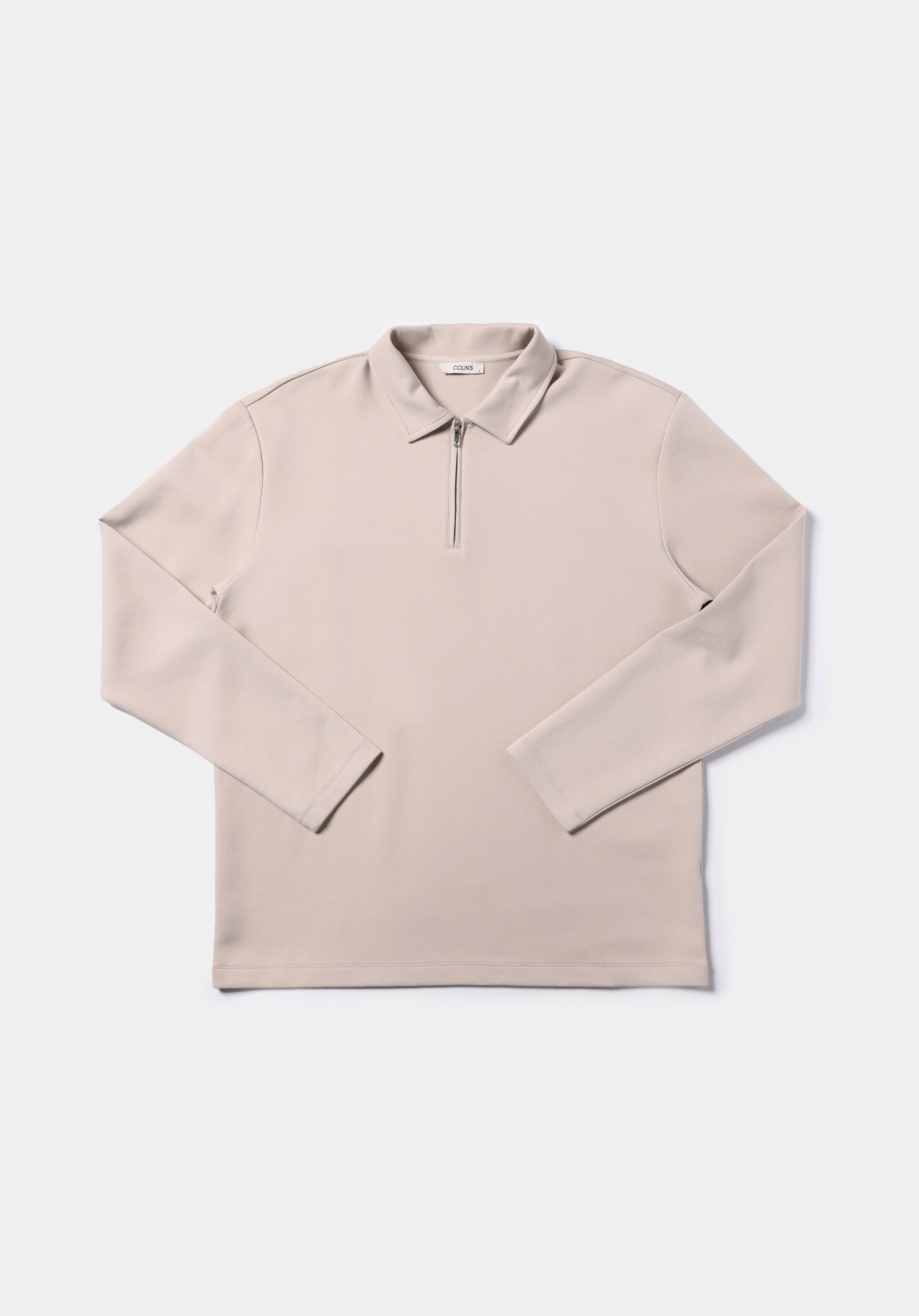 Показати інформацію про Футболка З Довгим Рукавом Чоловіча Бежева  Cl1077104