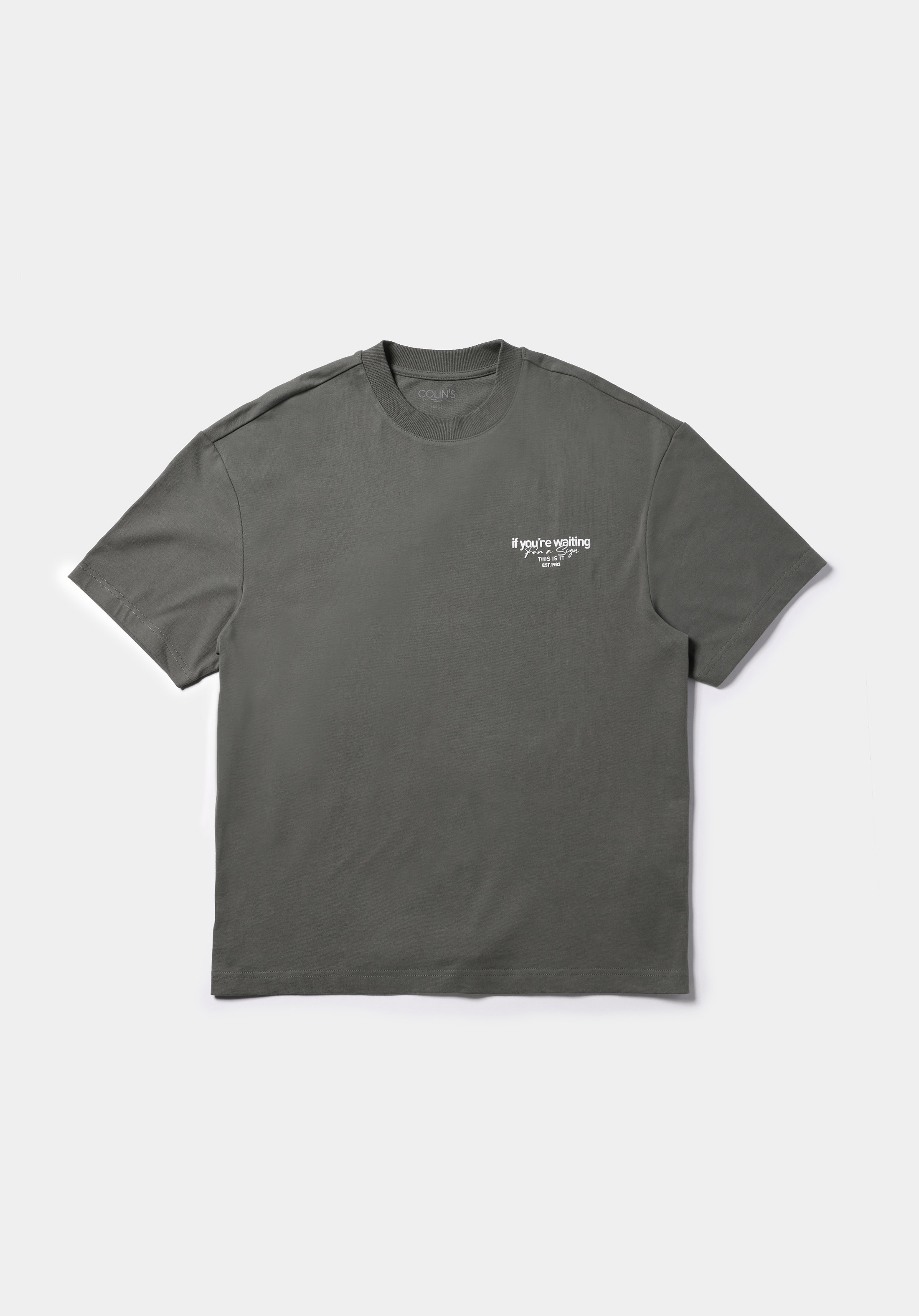 Показати інформацію про Футболка З Коротким Рукавом Чоловіча Зелена  Cl1075385