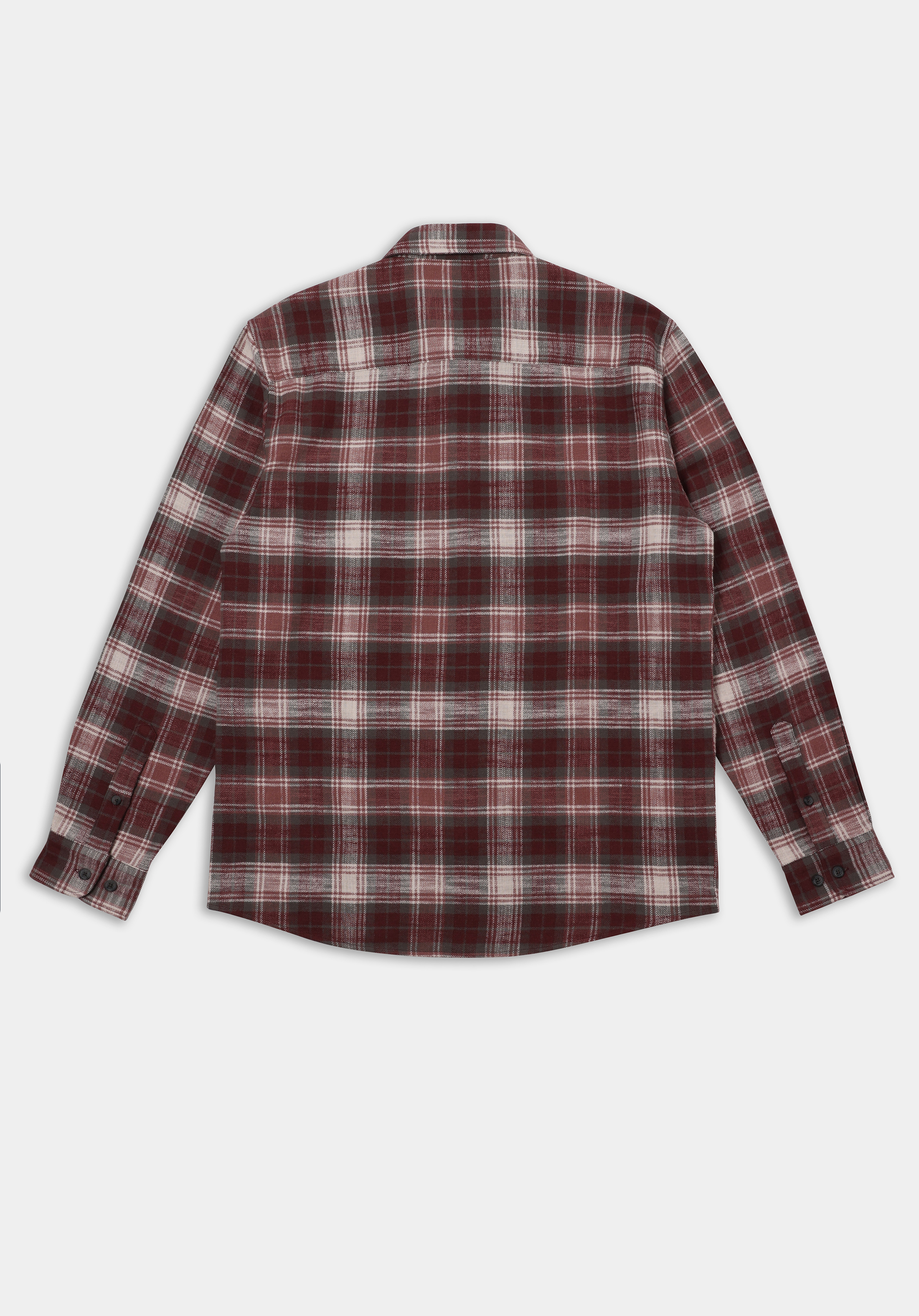 Показати інформацію про Сорочка З Довгим Рукавом Чоловіча Бордова  Cl1075358