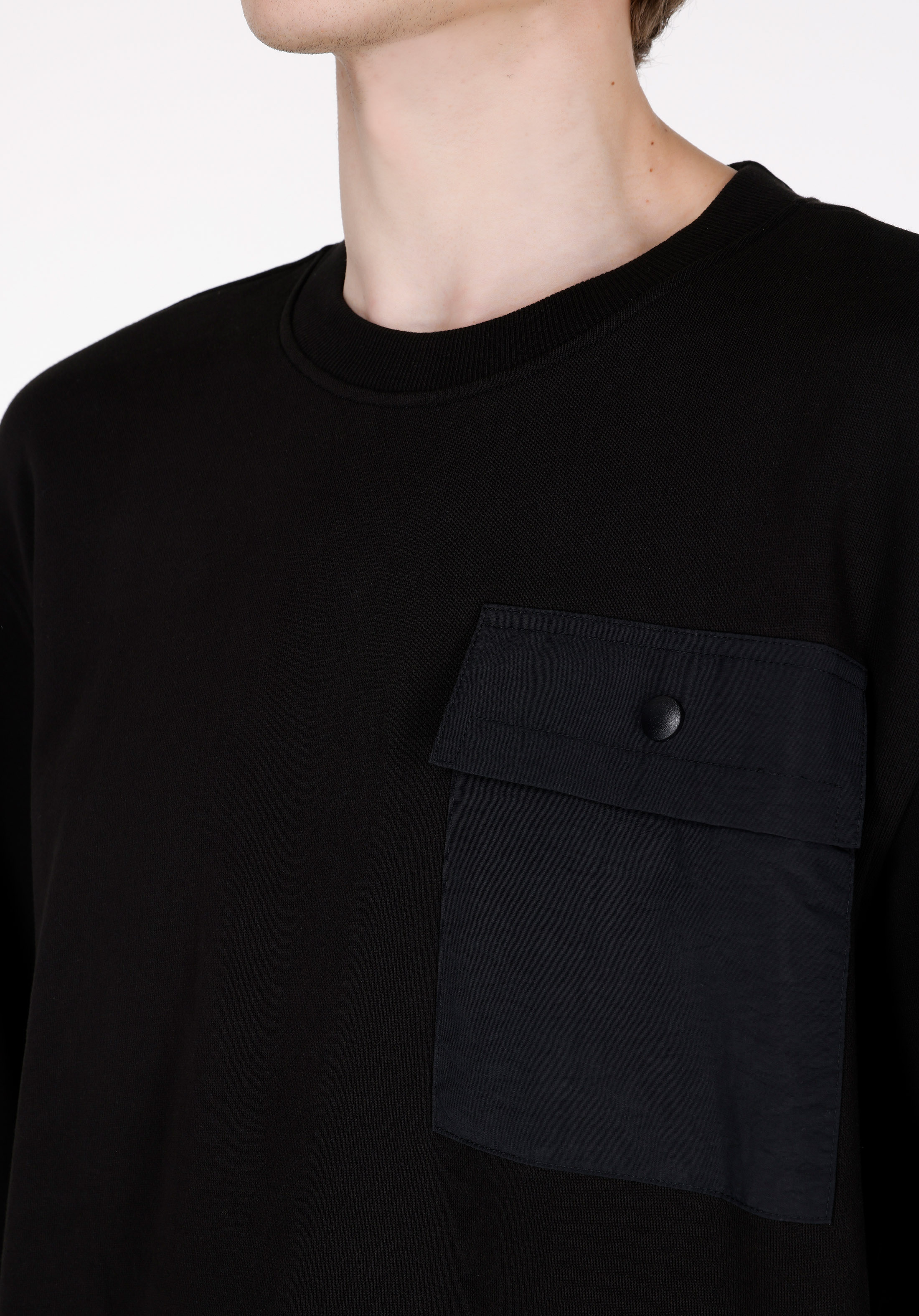 Показати інформацію про Толстовка Чоловіча Чорна  Cl1072875