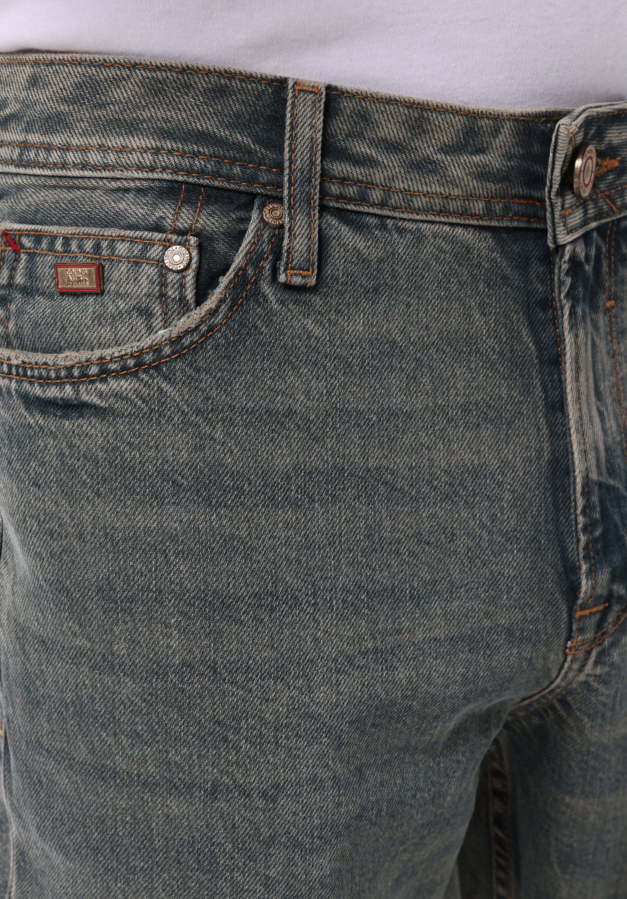 Показати інформацію про 045 David Джинси Чоловічі Блакитні Класичного Крою Cl1076800