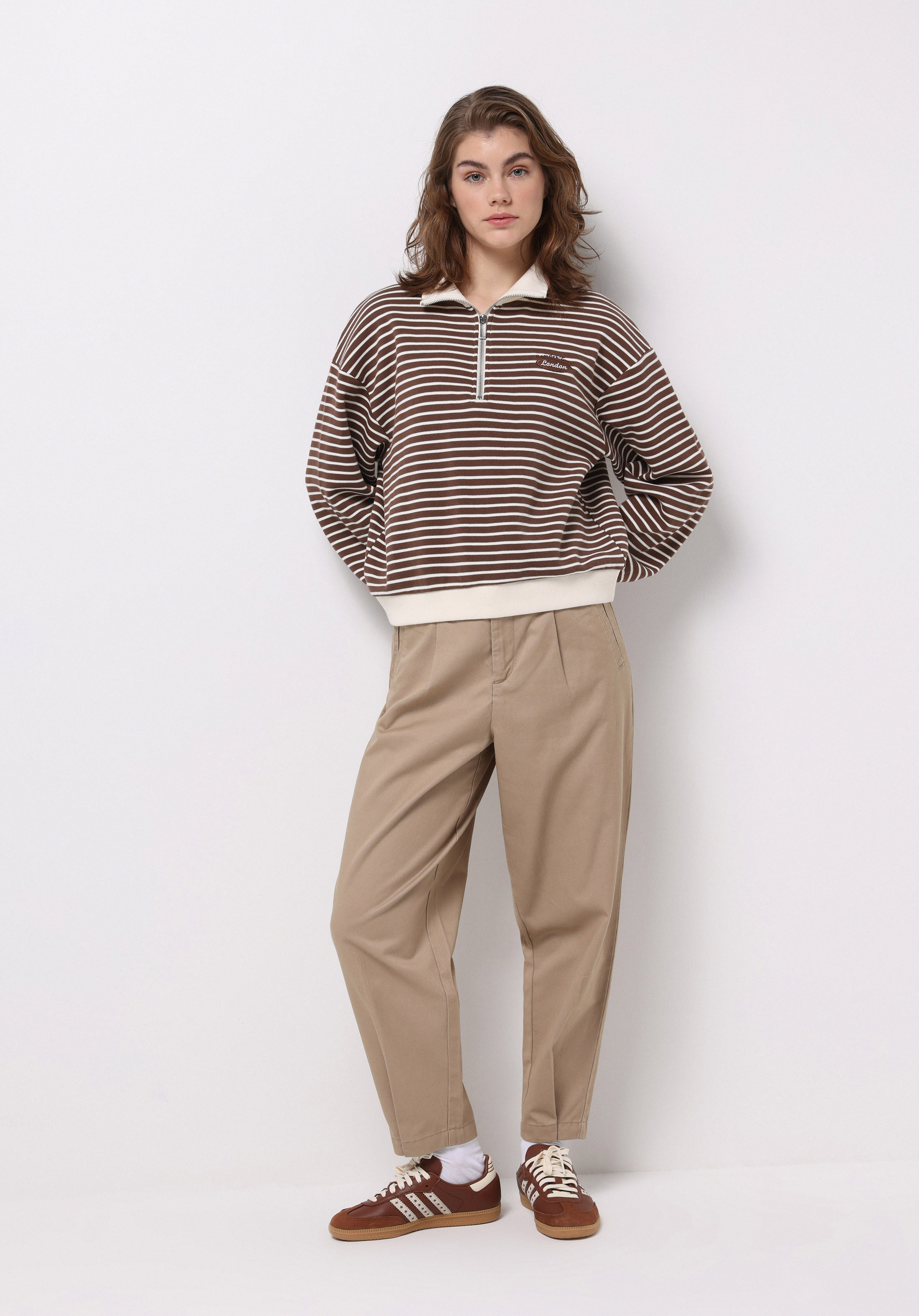 Показати інформацію про Брюки Жіночі Бежеві  Cl1076656