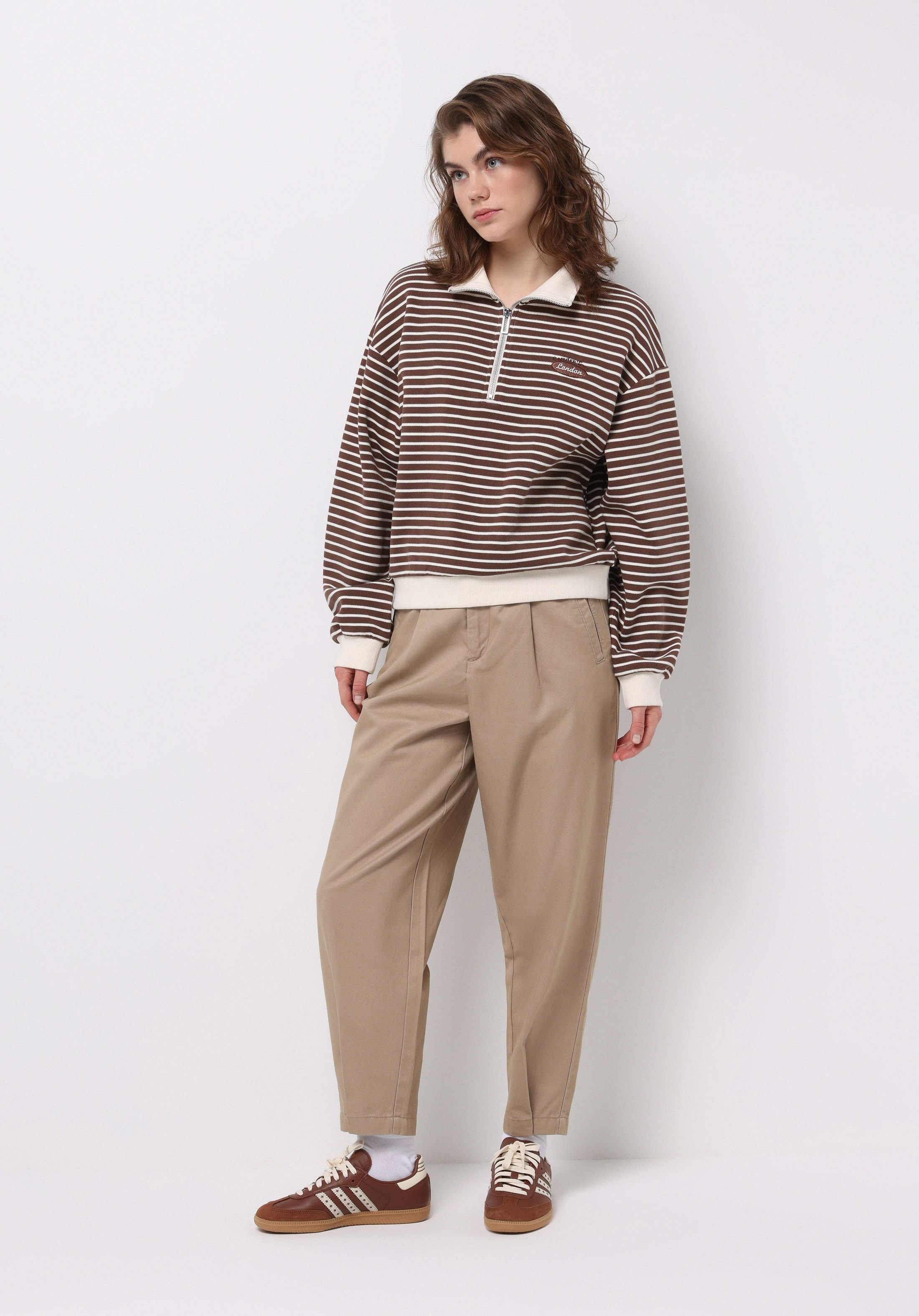 Показати інформацію про Брюки Жіночі Бежеві  Cl1076656