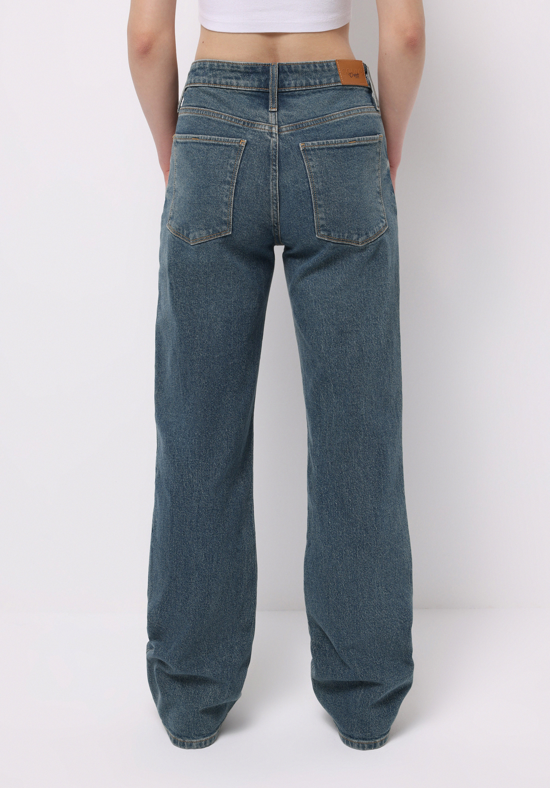 Показати інформацію про Джинси Жіночі Блакитні Прямого Крою Cl1077128