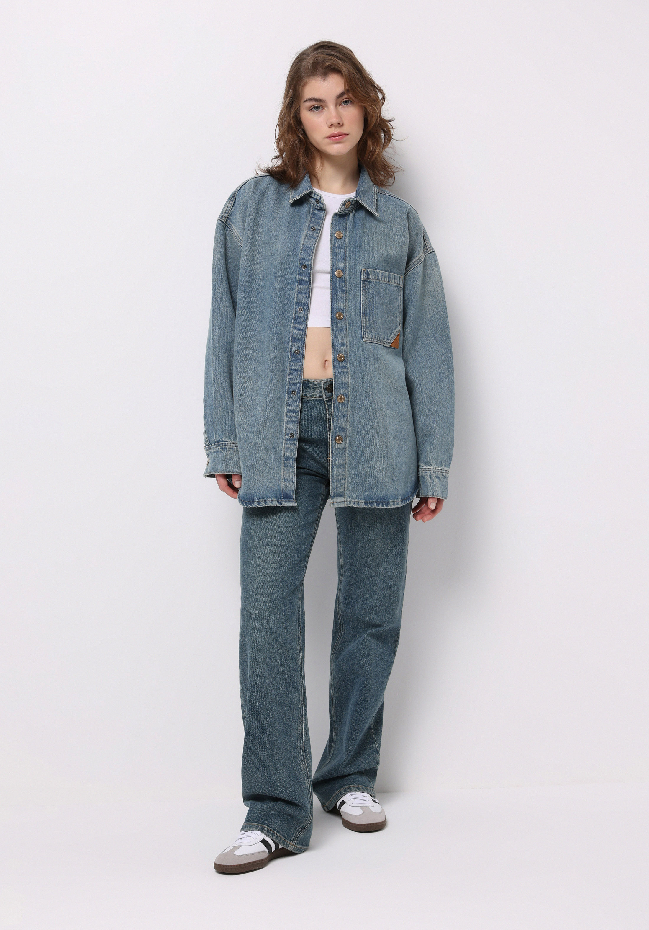 Показати інформацію про Джинси Жіночі Блакитні Прямого Крою Cl1077128