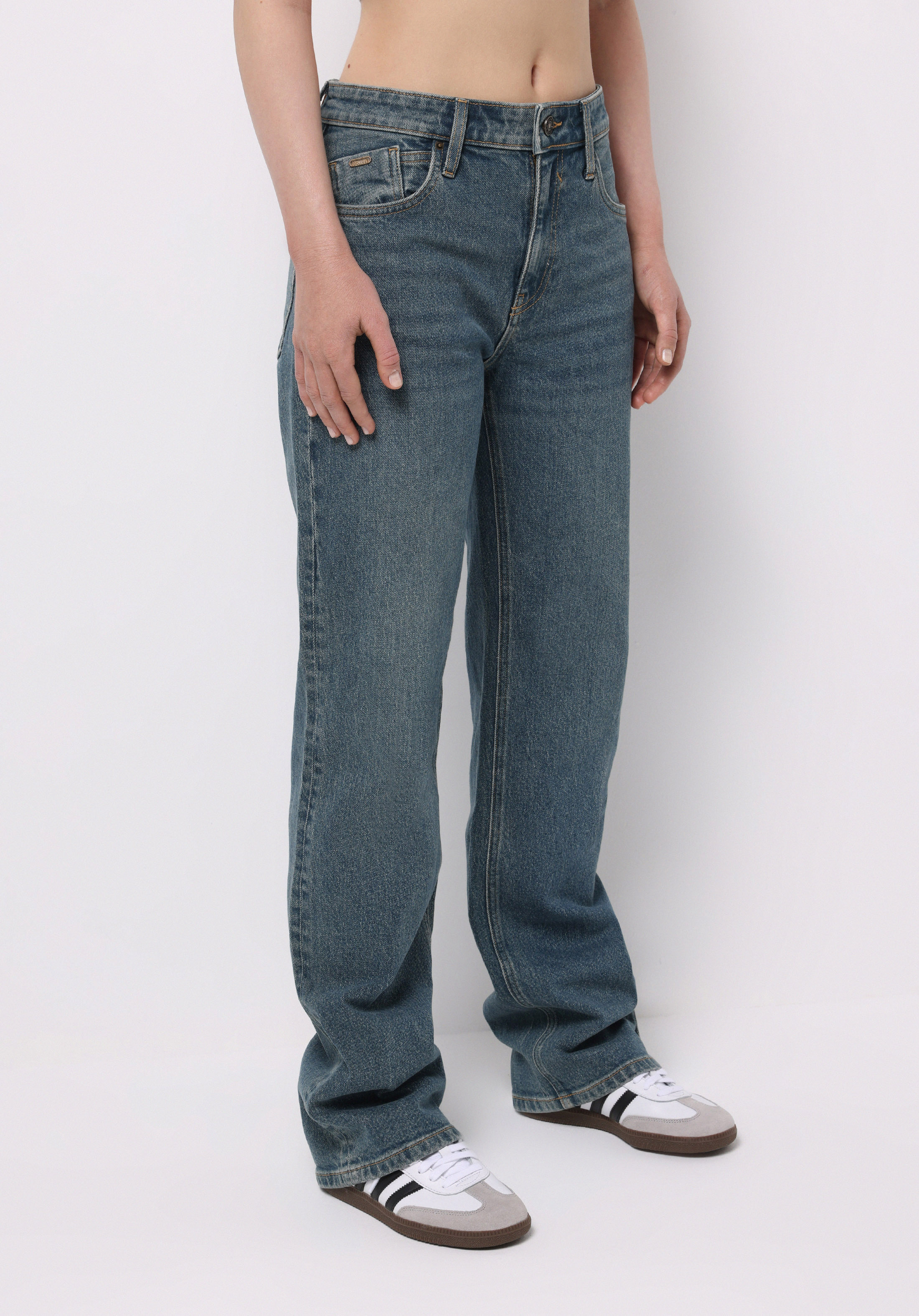 Показати інформацію про Джинси Жіночі Блакитні Прямого Крою Cl1077128