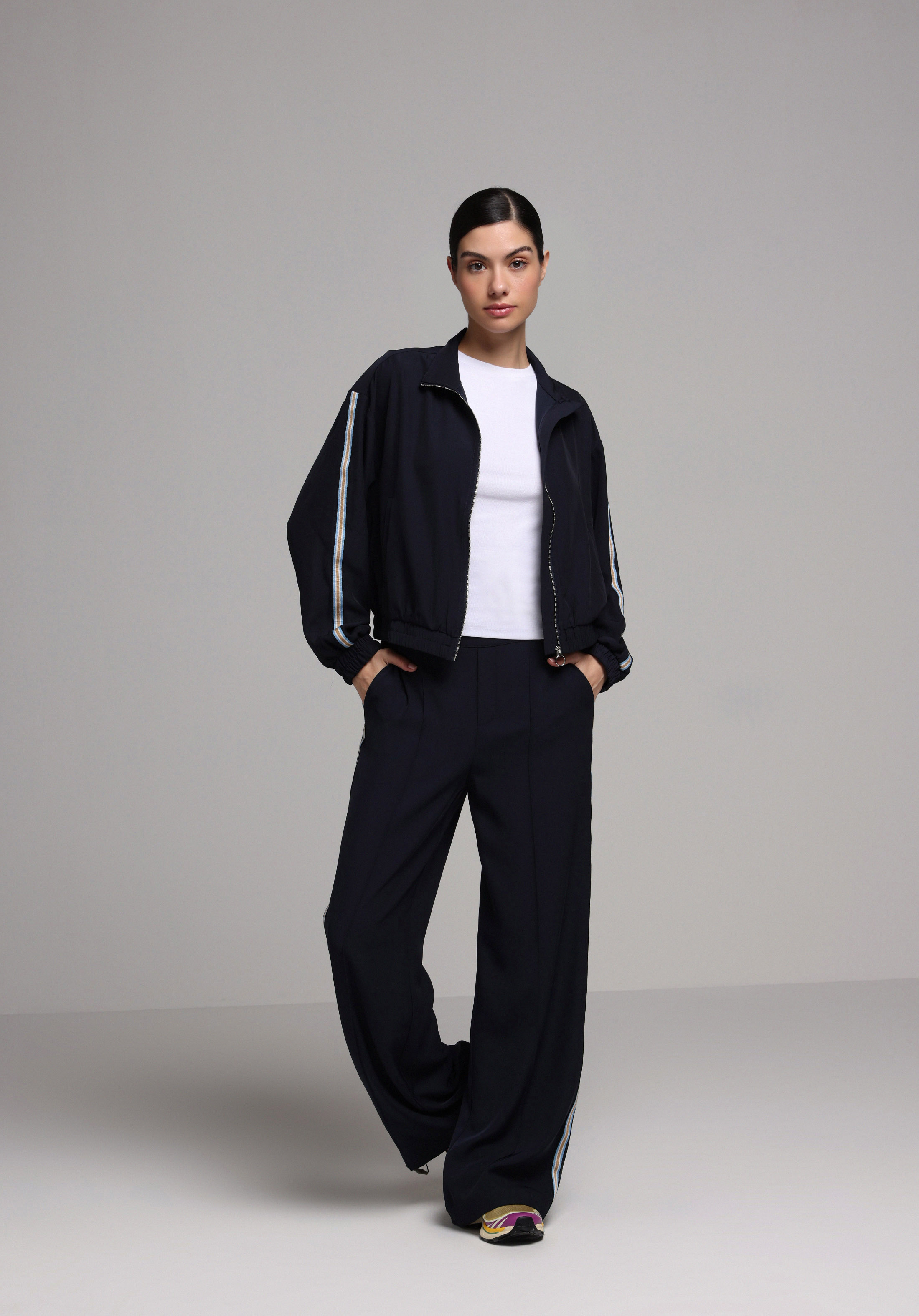 Показати інформацію про Брюки Жіночі Сині  Cl1077982