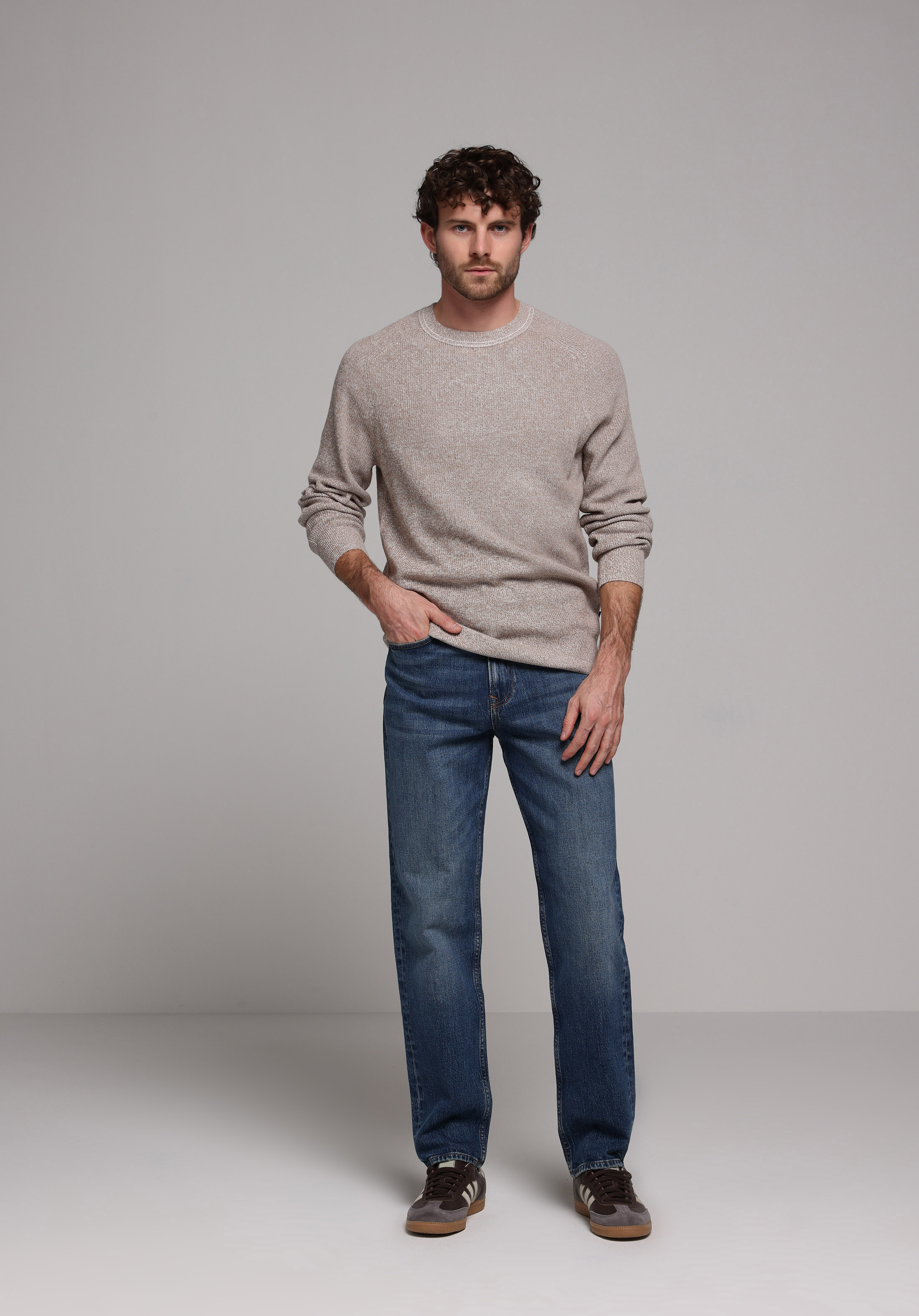 Показати інформацію про Светр Чоловічий Сірий  Cl1077606