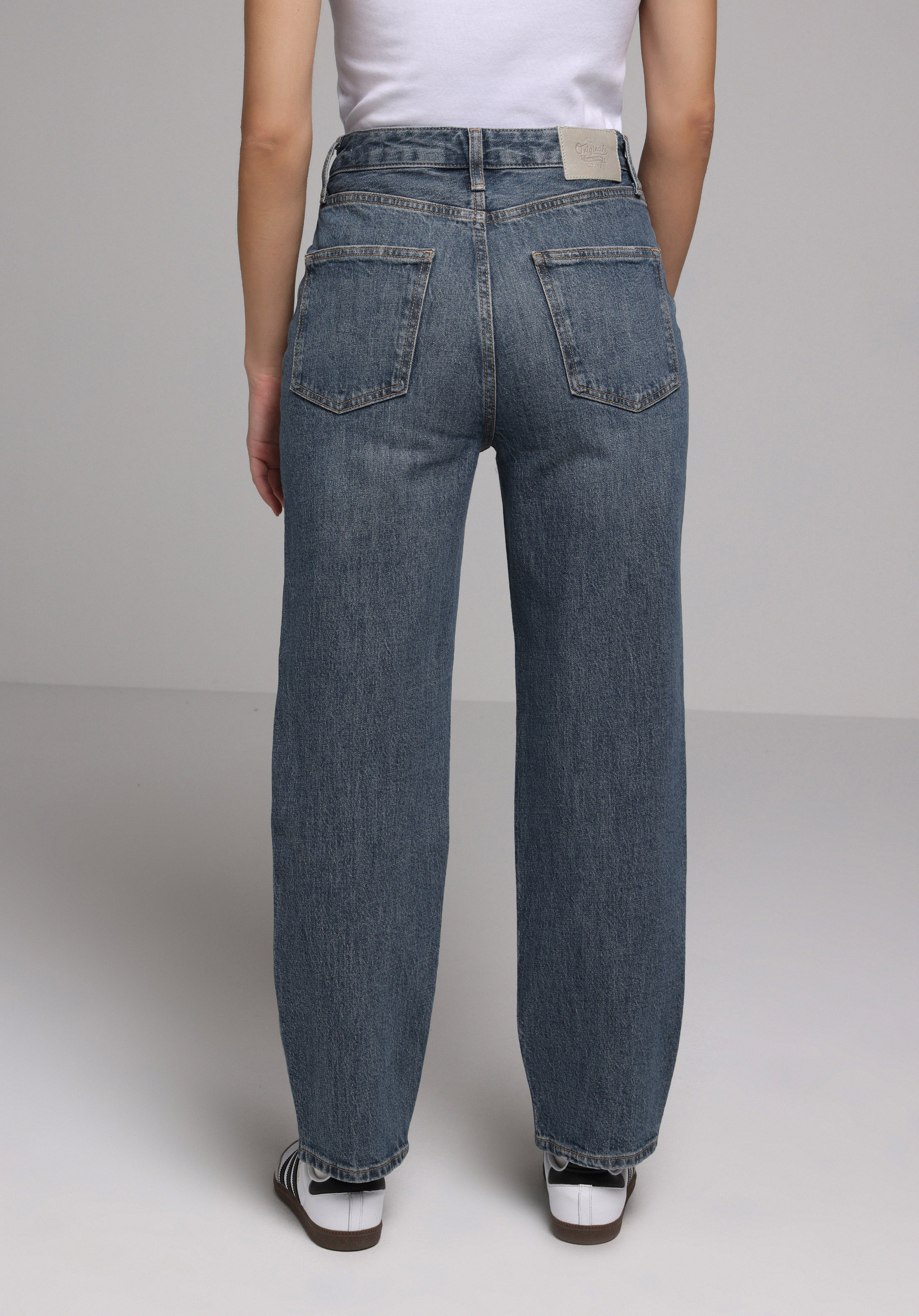 Показати інформацію про 884 Lauren Джинси Жіночі Блакитні Прямого Крою Cl1078211