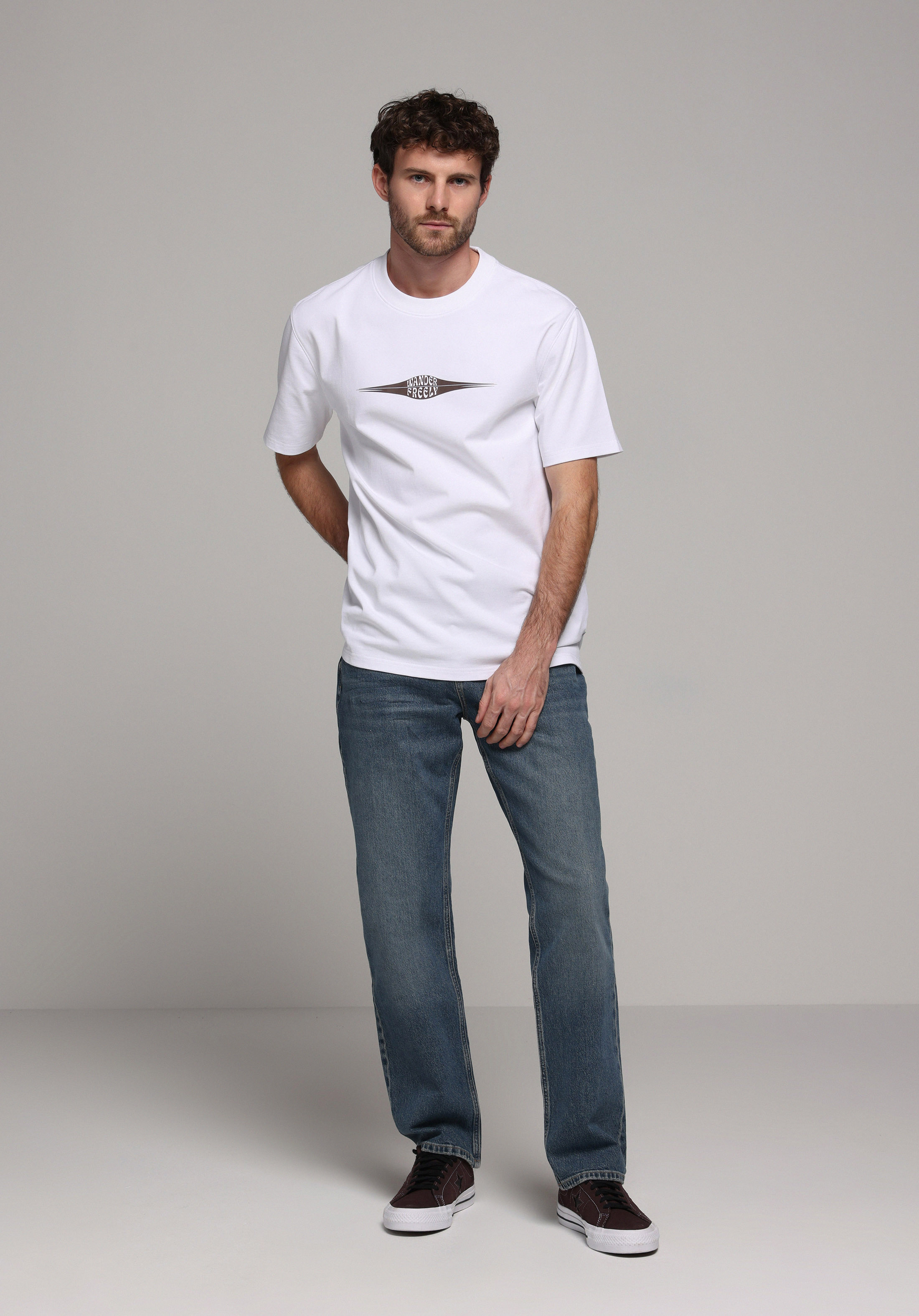 Показати інформацію про 047 Fit Джинси Чоловічі Блакитні Класичного Крою Cl1078169