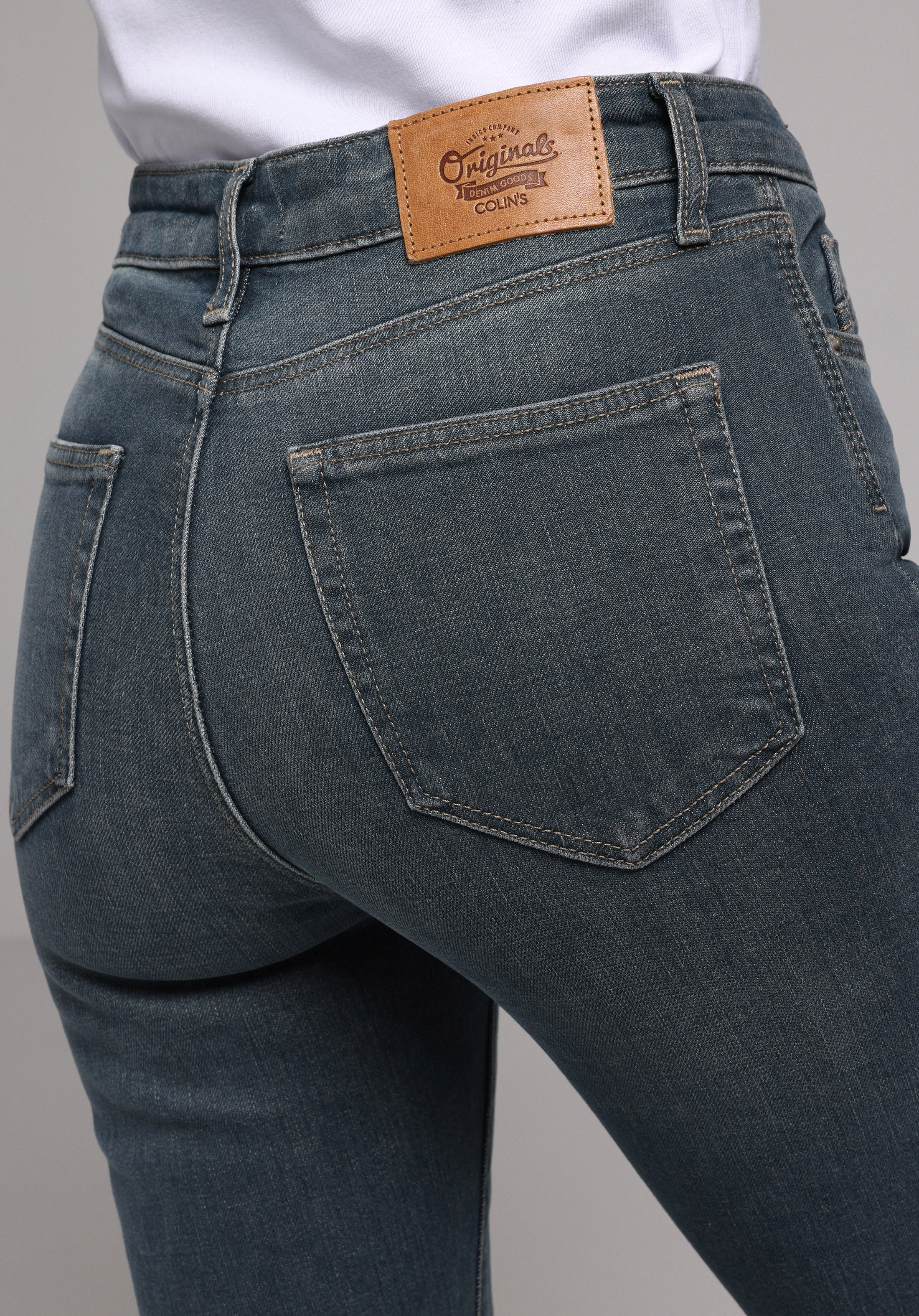 Показати інформацію про 792 Mila Джинси Жіночі Зелені Класичного Крою Cl1078990