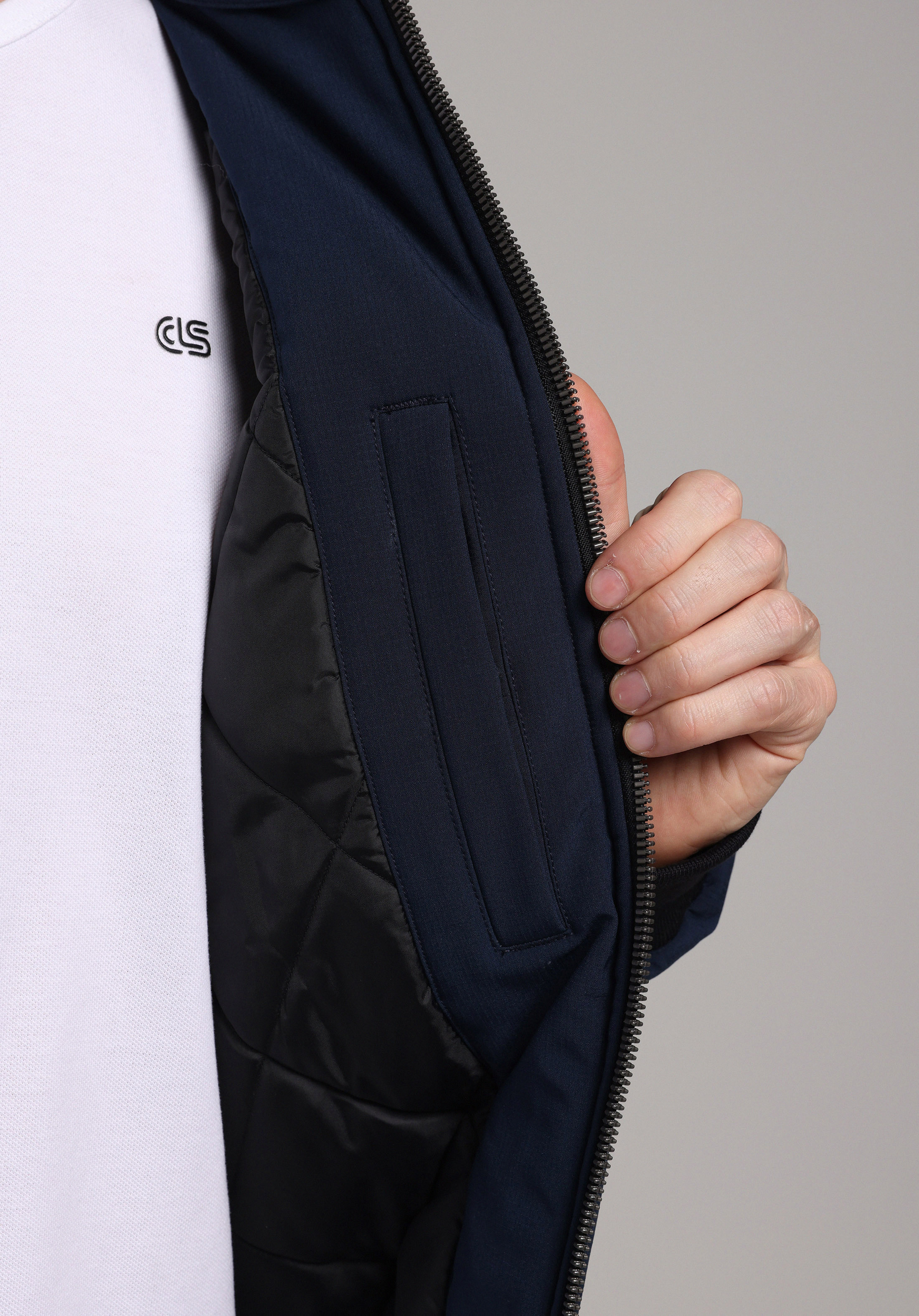 Показати інформацію про Куртка Чоловіча Синя  Cl1077944