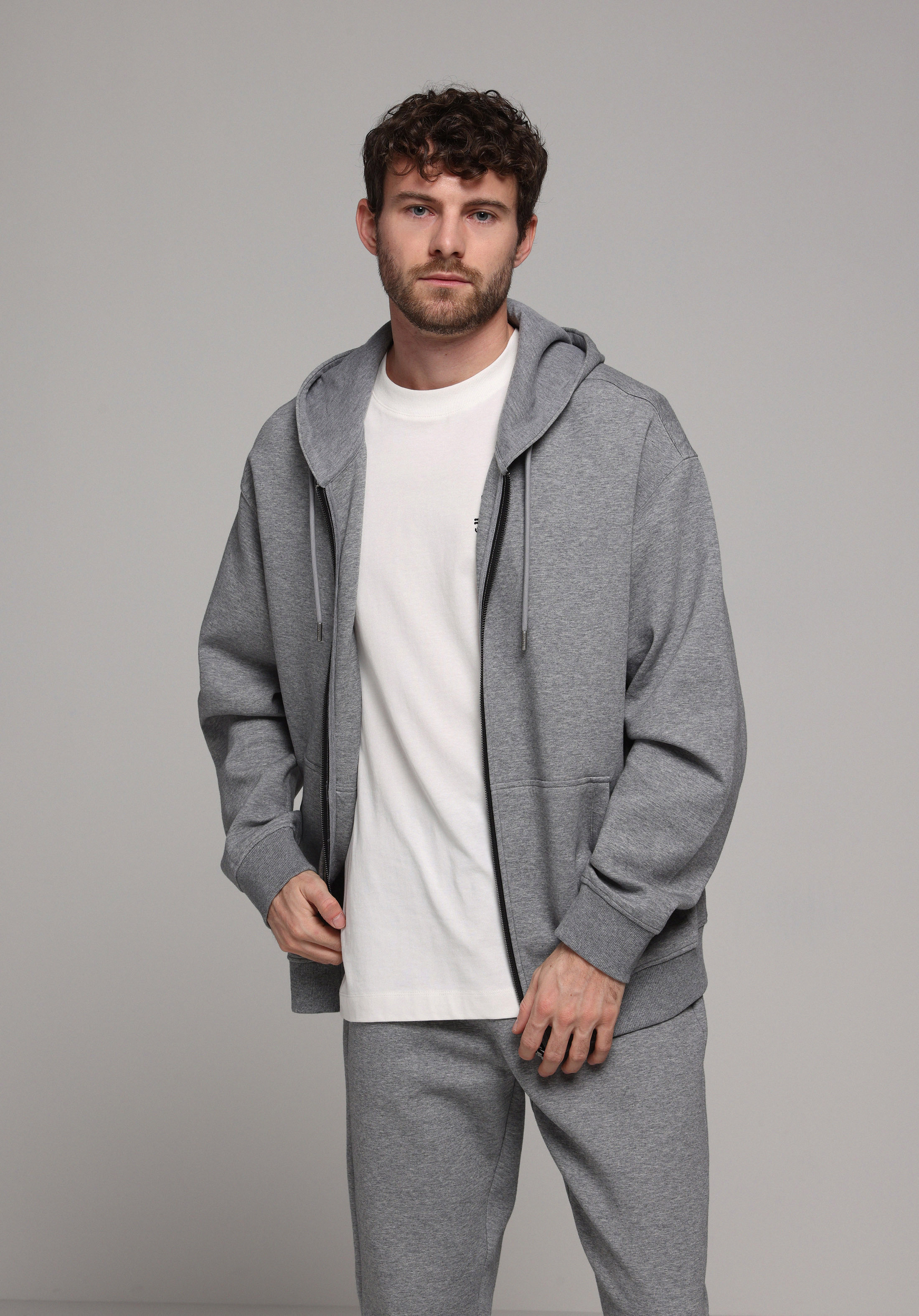 Показати інформацію про Толстовка Чоловіча Сіра  Cl1078142