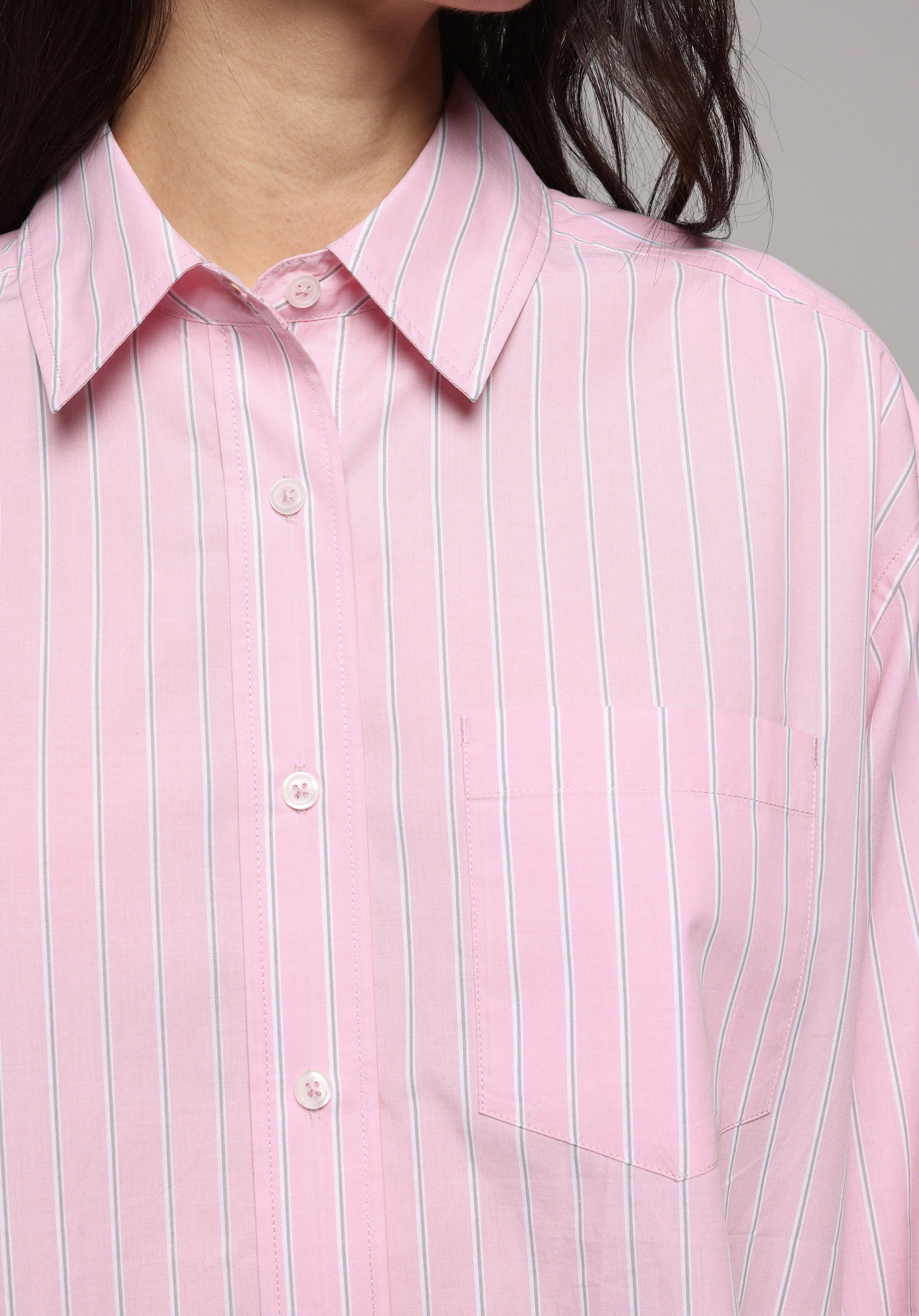 Показати інформацію про Сорочка З Довгим Рукавом Жіноча Рожева  Cl1077720