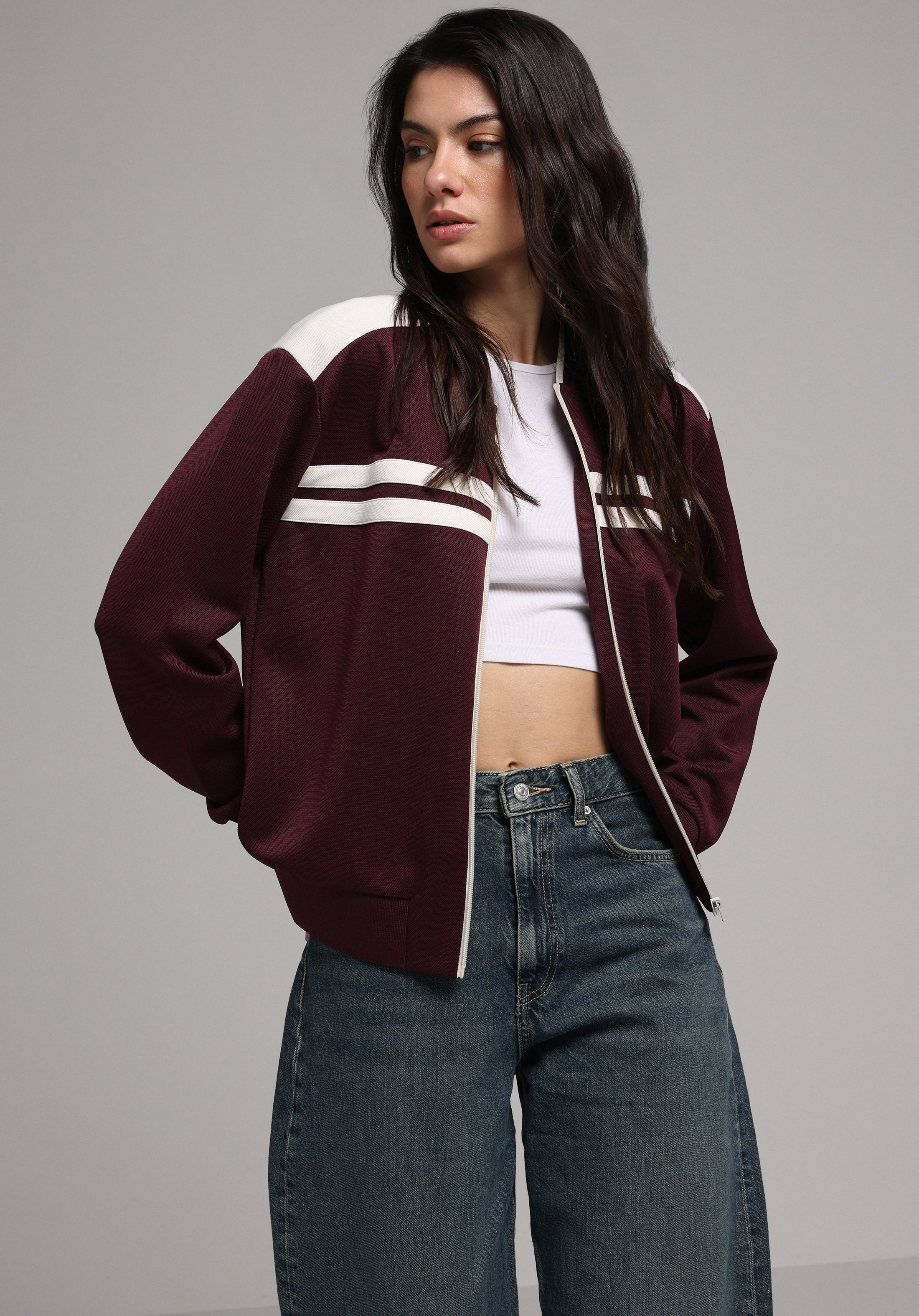 Показати інформацію про Кардиган Жіночий Бордовий  Cl1077794