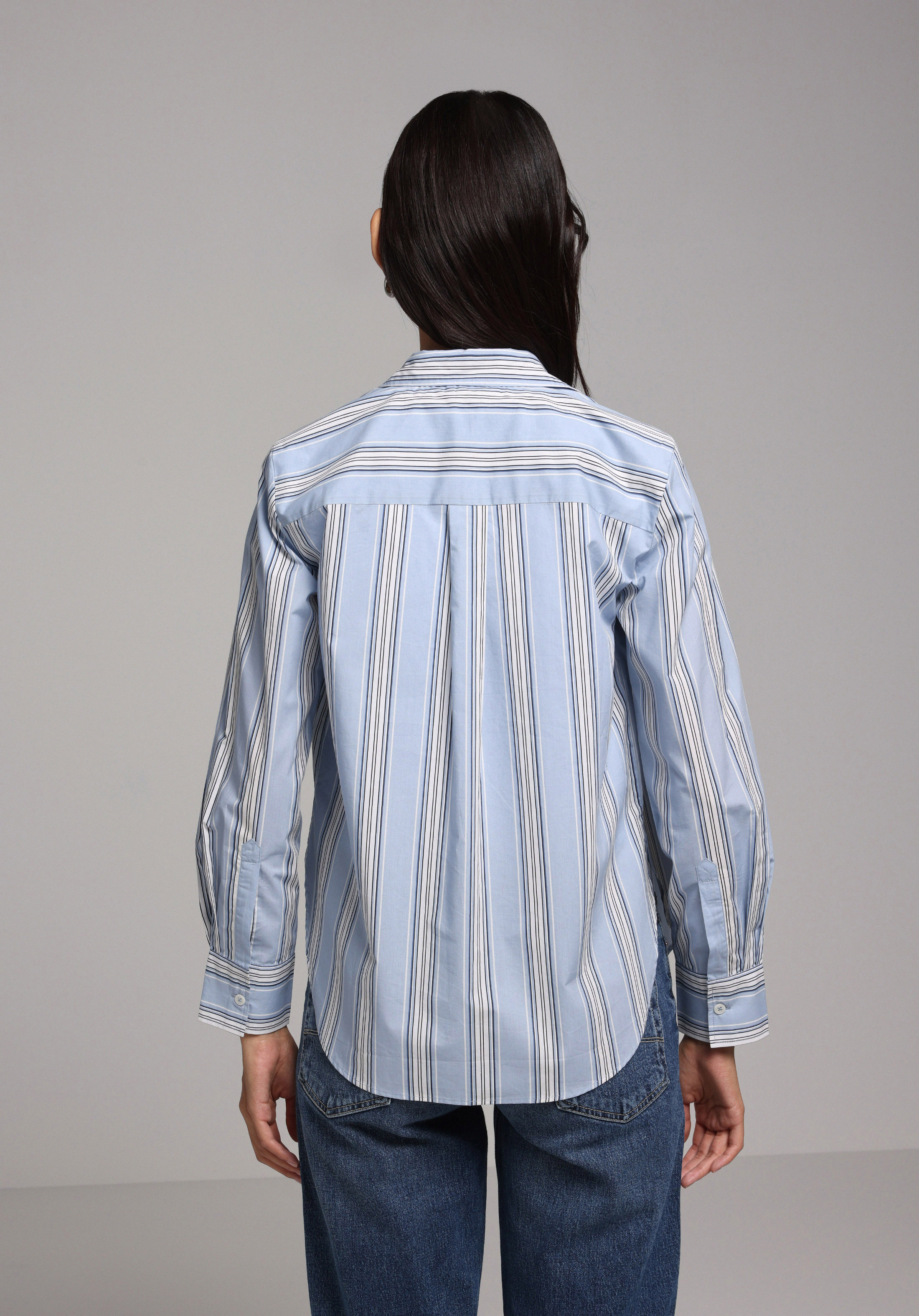 Показати інформацію про Сорочка З Довгим Рукавом Жіноча Блакитна  Cl1077660