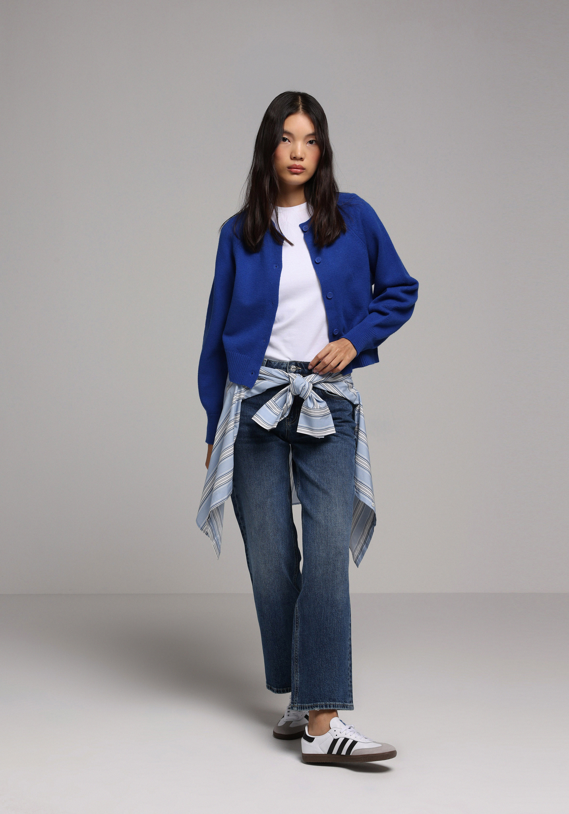 Показати інформацію про Кардиган Жіночий Блакитний  Cl1077912