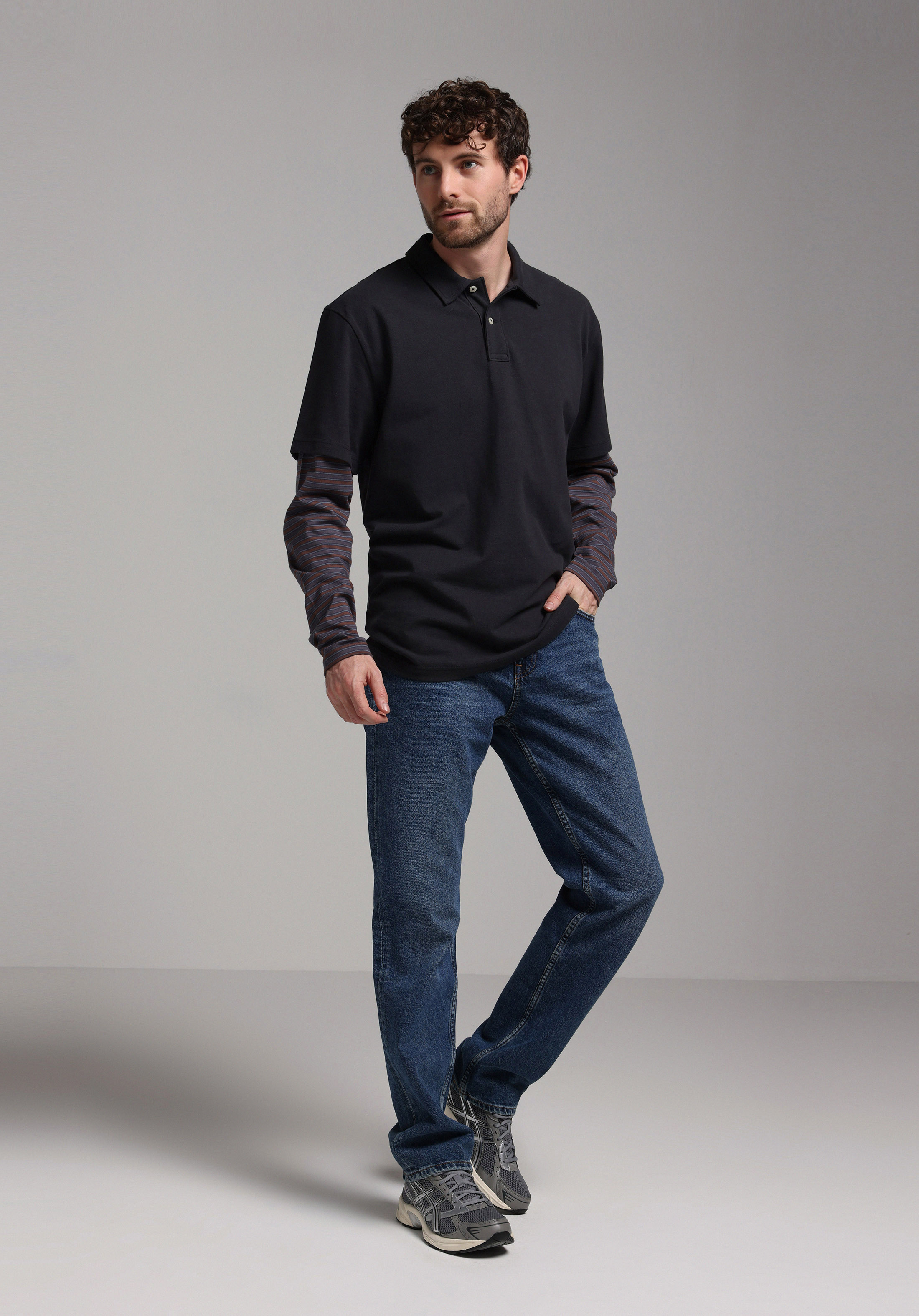 Показати інформацію про 045 David Джинси Чоловічі Блакитні Класичного Крою Cl1078164