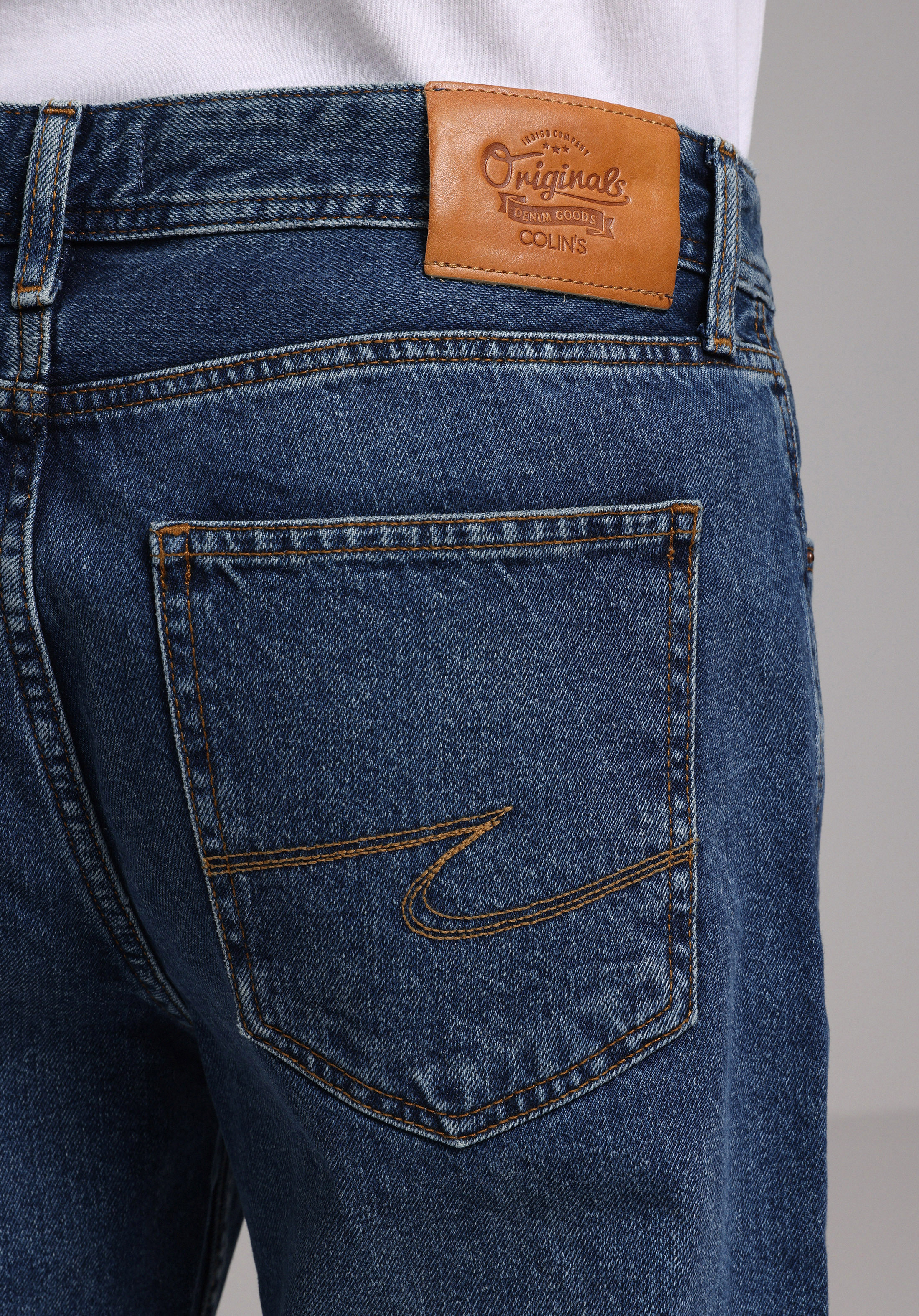 Показати інформацію про 045 David Джинси Чоловічі Блакитні Класичного Крою Cl1078164