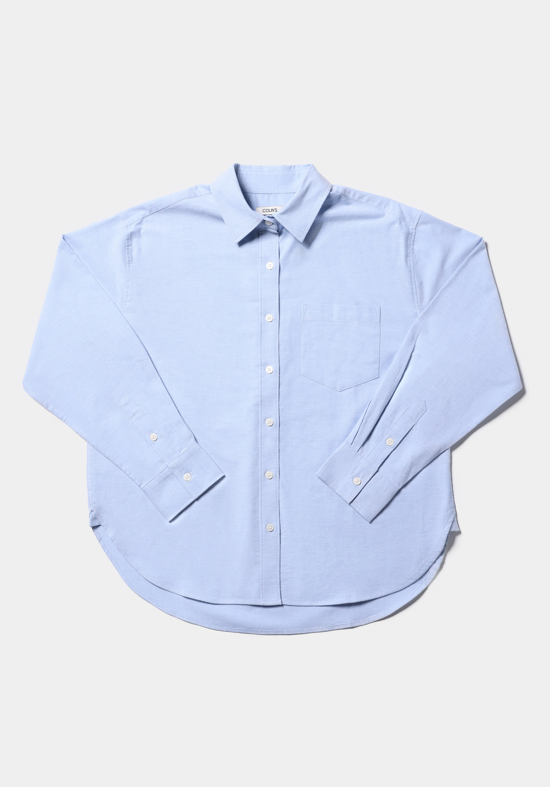 Показати інформацію про Сорочка З Довгим Рукавом Жіноча Блакитна  Cl1078107