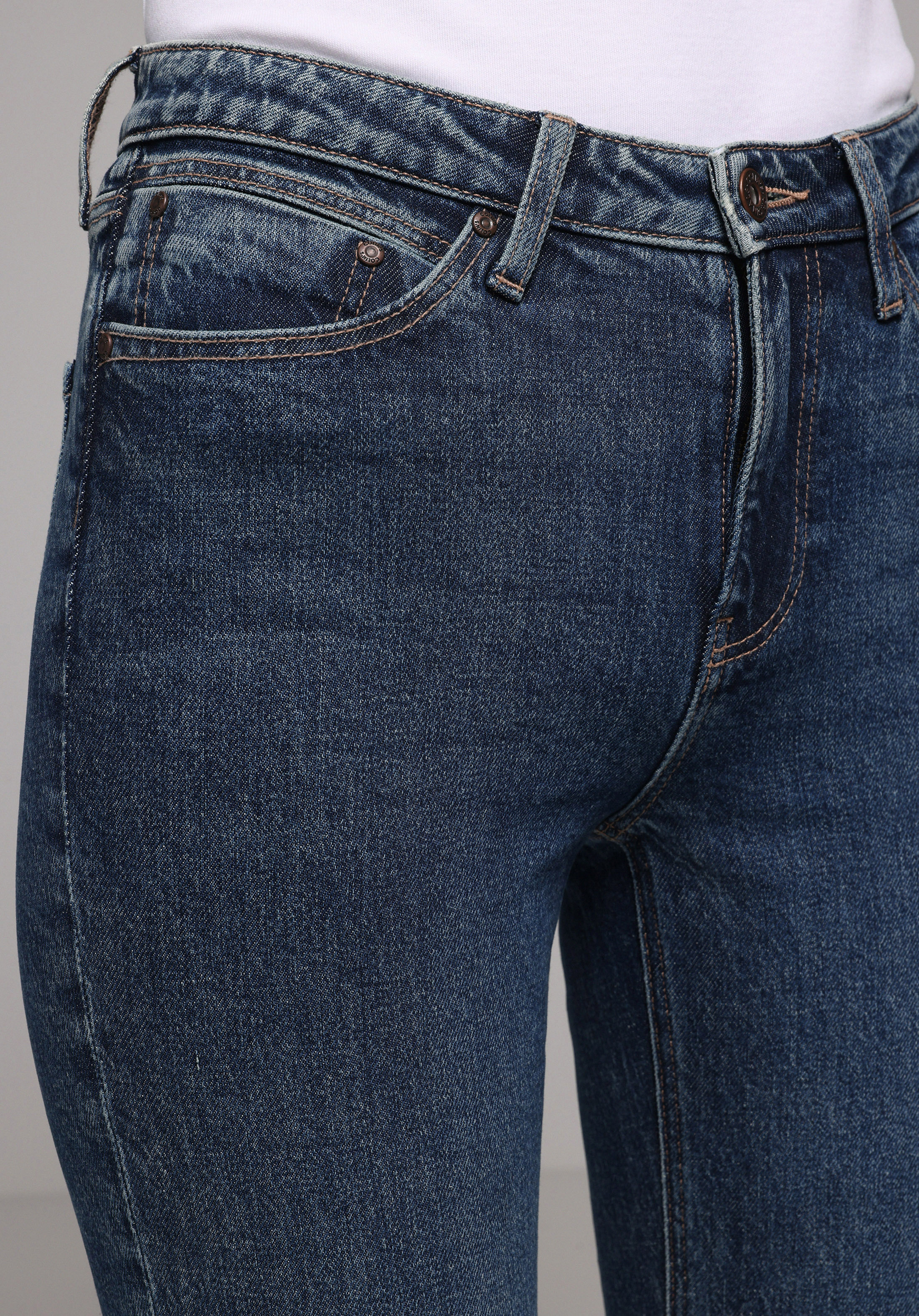 Показати інформацію про 703 Carla Джинси Жіночі Блакитні Вузького Крою Cl1078197