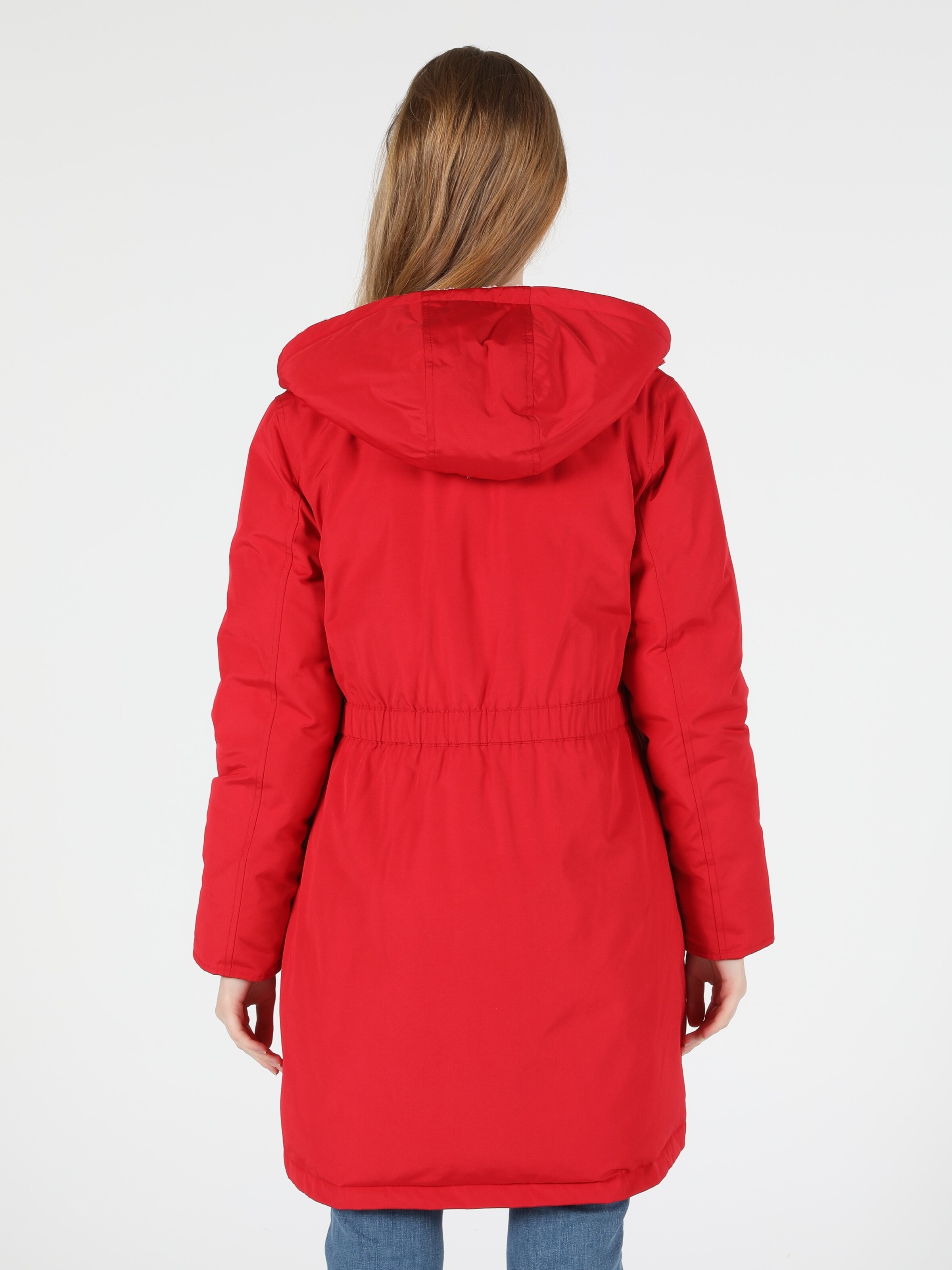Показати інформацію про Пальто Жіноче Червоне Класичного Крою Cl1050293
