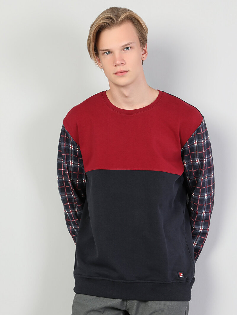 Показати інформацію про Світшот Чоловічий Синій Класичного Крою Cl1045516