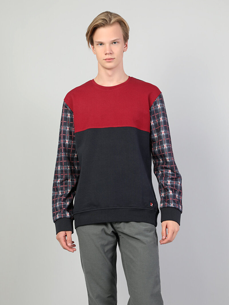 Показати інформацію про Світшот Чоловічий Синій Класичного Крою Cl1045516