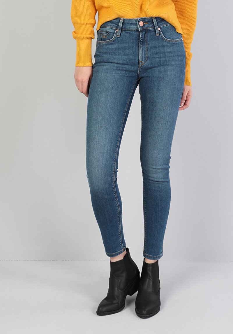 Зображення 759 Lara Джинси Жіночі Блакитні Супер Вузького Крою Cl1045983