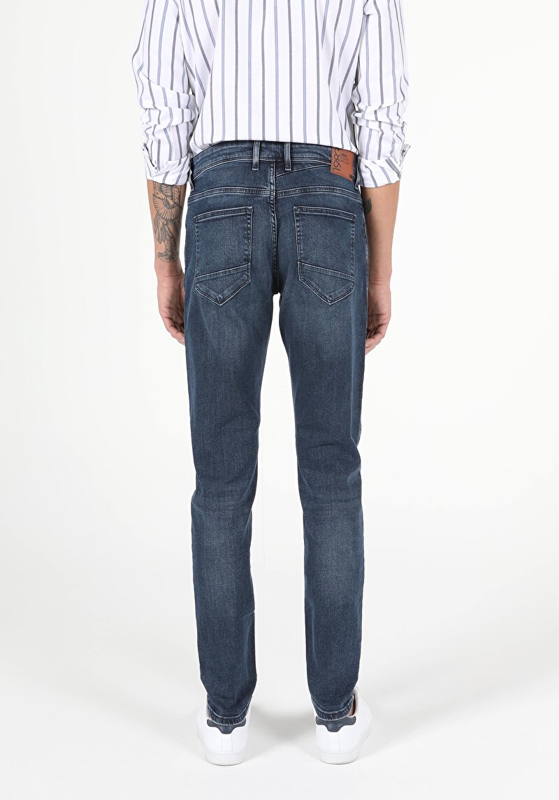 Зображення 041 Danny Джинси Чоловічі Блакитні Вузького Крою Cl1046150