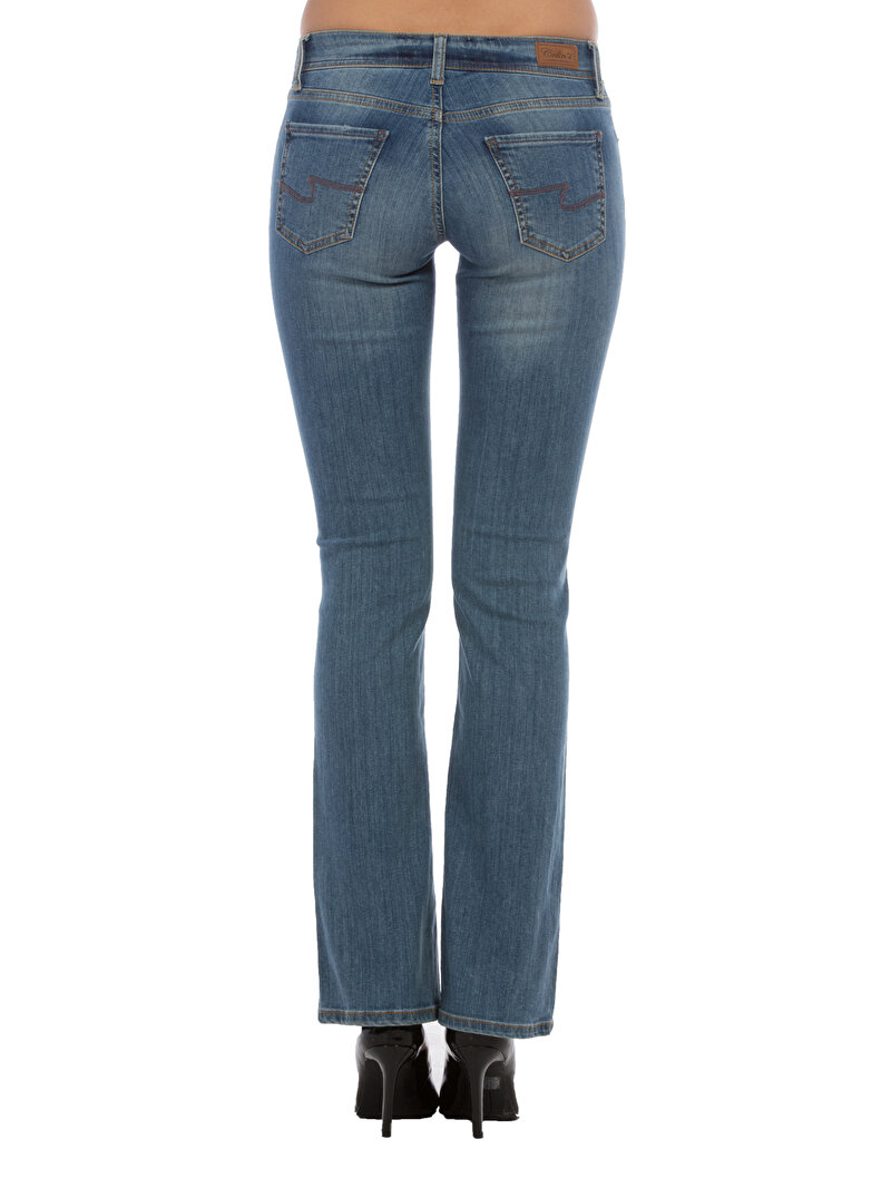 Зображення 791 Monica Джинси Жіночі Блакитні Класичного Крою Clbdewpnt0252780