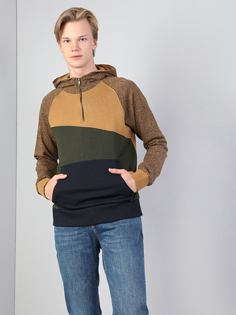 Показати інформацію про Світшот Чоловічий Жовтий Класичного Крою Cl1045734